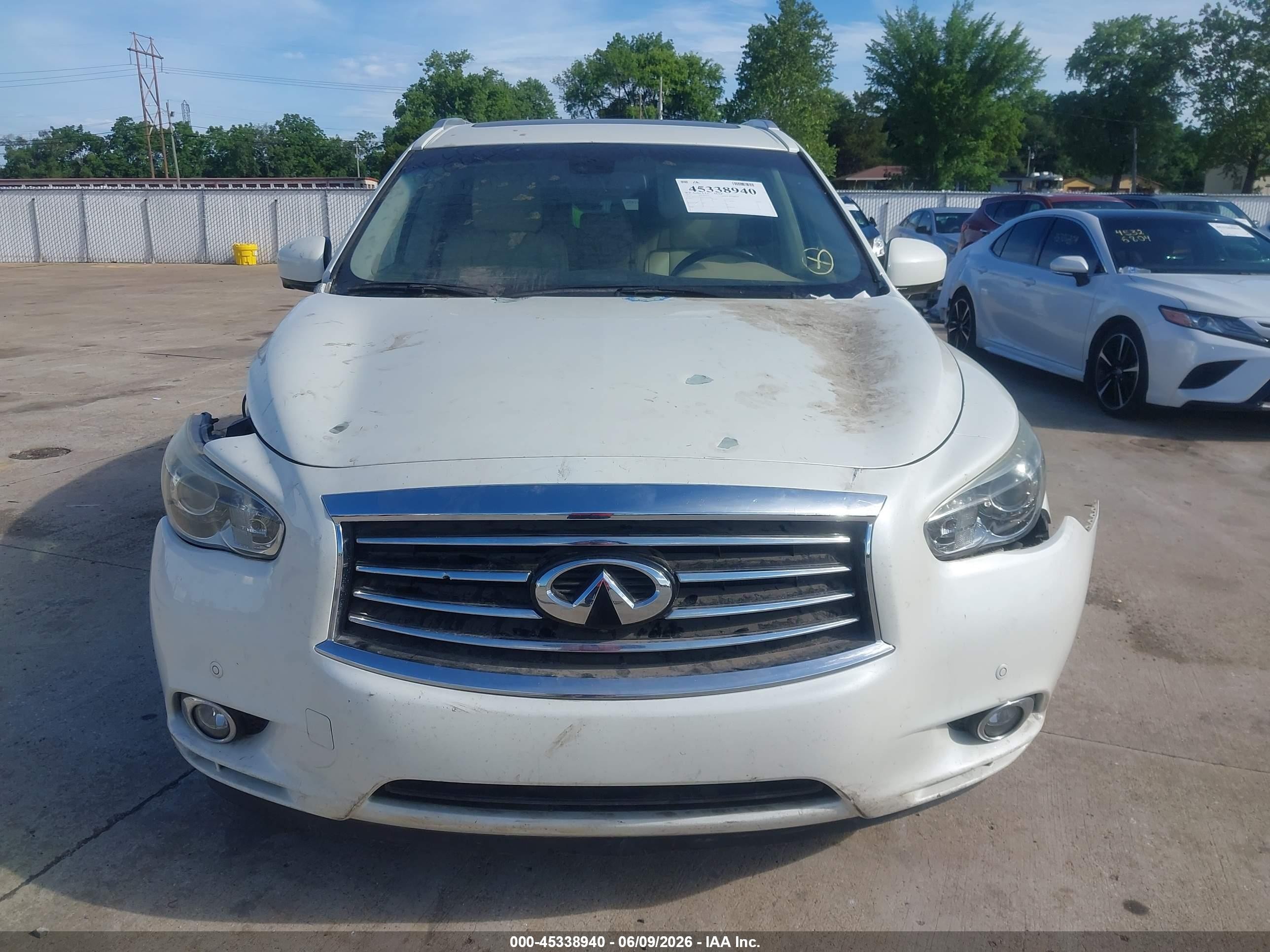 2015 Infiniti Qx60 Hybrid   White vin: 5N1CL0MM9FC507208