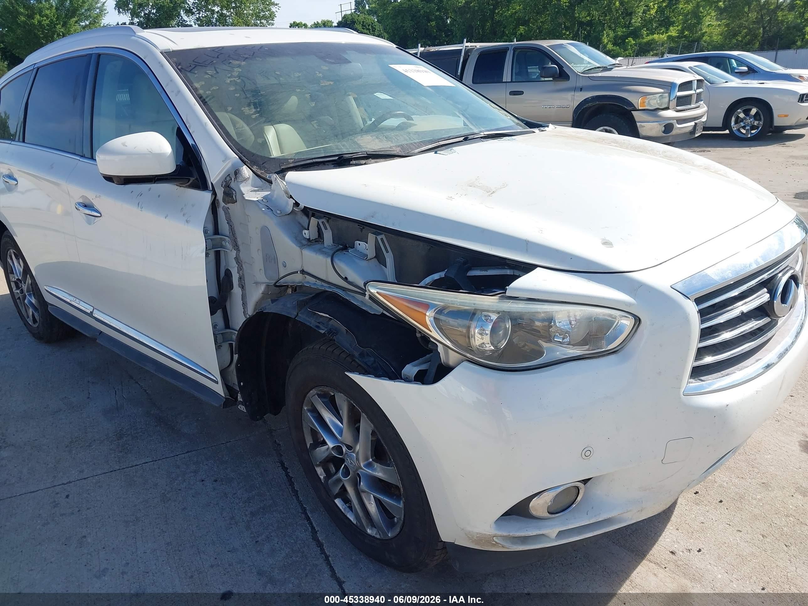 2015 Infiniti Qx60 Hybrid   White vin: 5N1CL0MM9FC507208