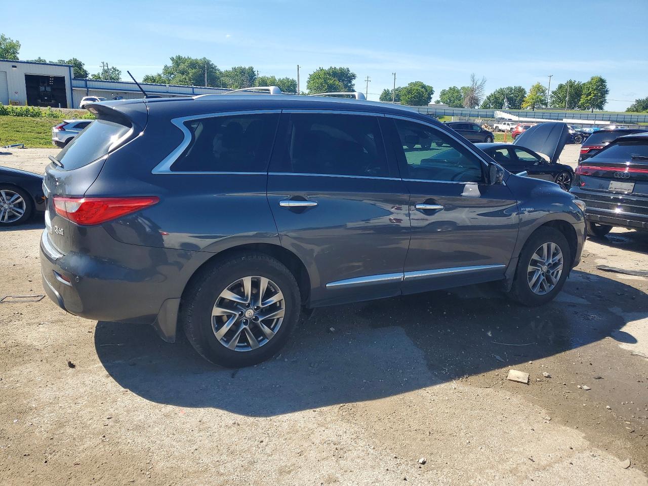 2014 Infiniti Qx60 Hybrid Gray vin: 5N1CL0MN1EC518579