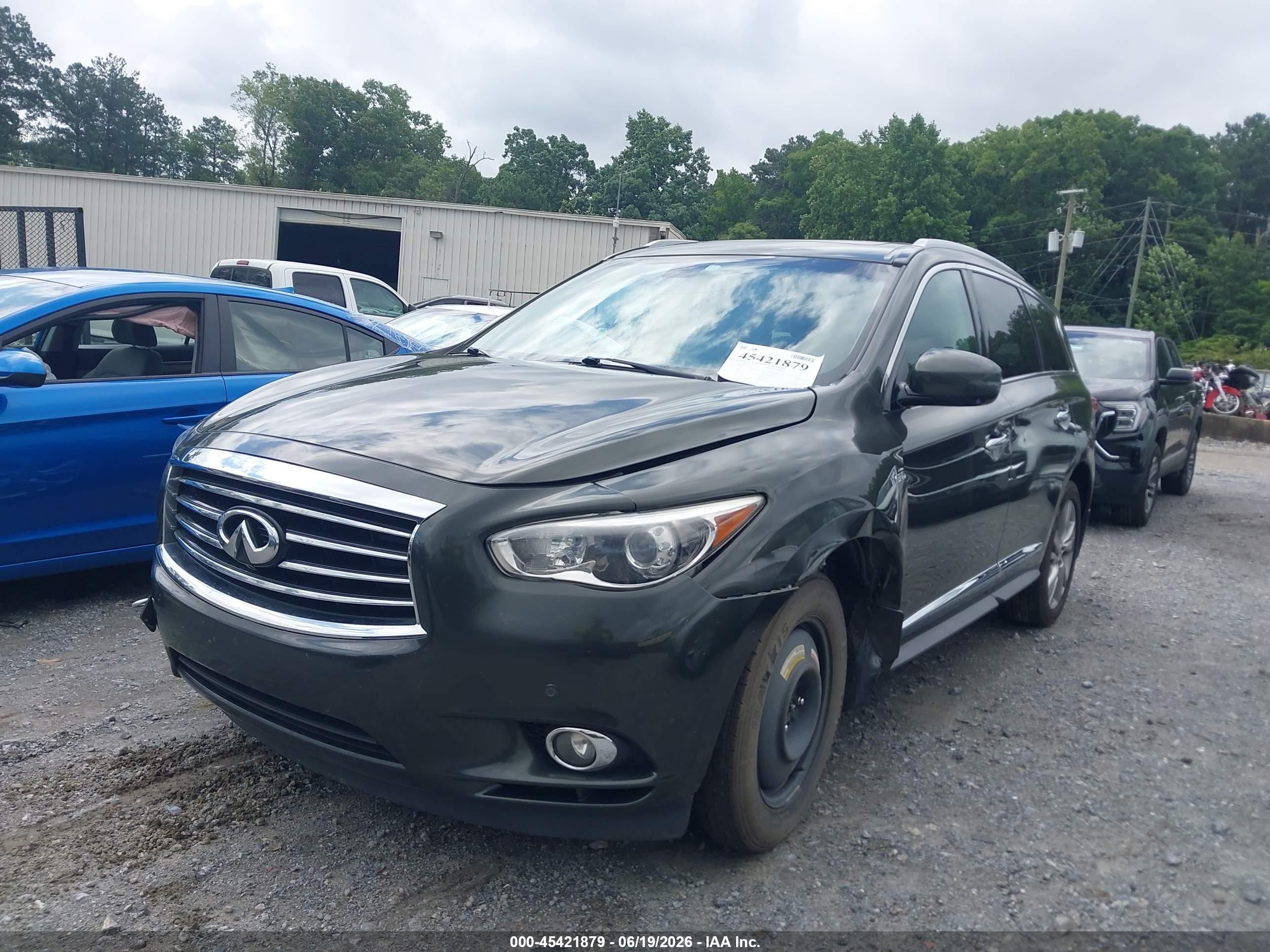 2014 Infiniti Qx60 Hybrid   Green vin: 5N1CL0MN2EC514881