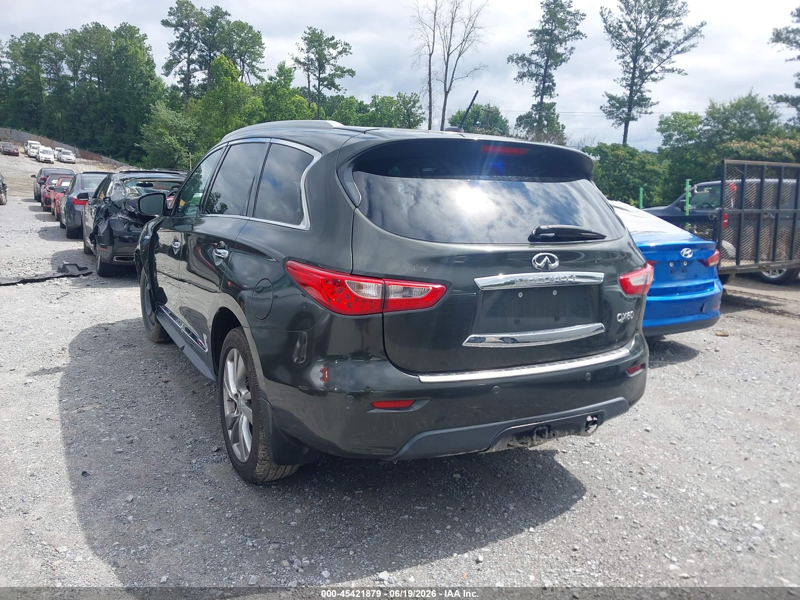 2014 Infiniti Qx60 Hybrid   Green vin: 5N1CL0MN2EC514881