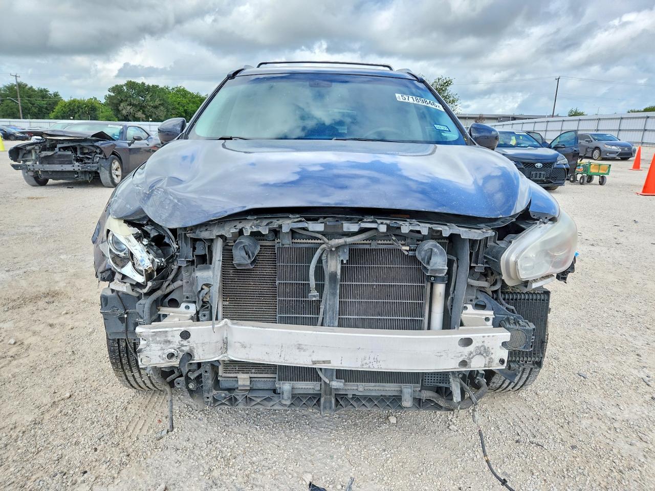 2014 Infiniti Qx60 Hybrid Gray vin: 5N1CL0MN2EC523824