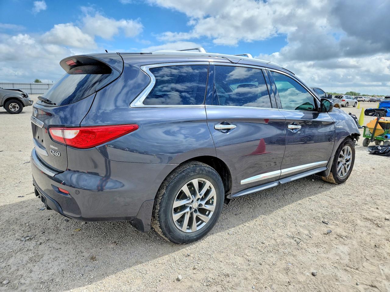2014 Infiniti Qx60 Hybrid Gray vin: 5N1CL0MN2EC523824