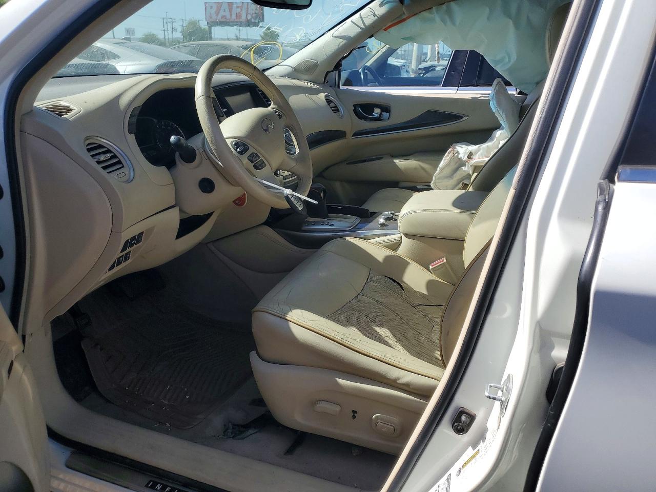 2014 Infiniti Qx60 Hybrid White vin: 5N1CL0MN4EC516048