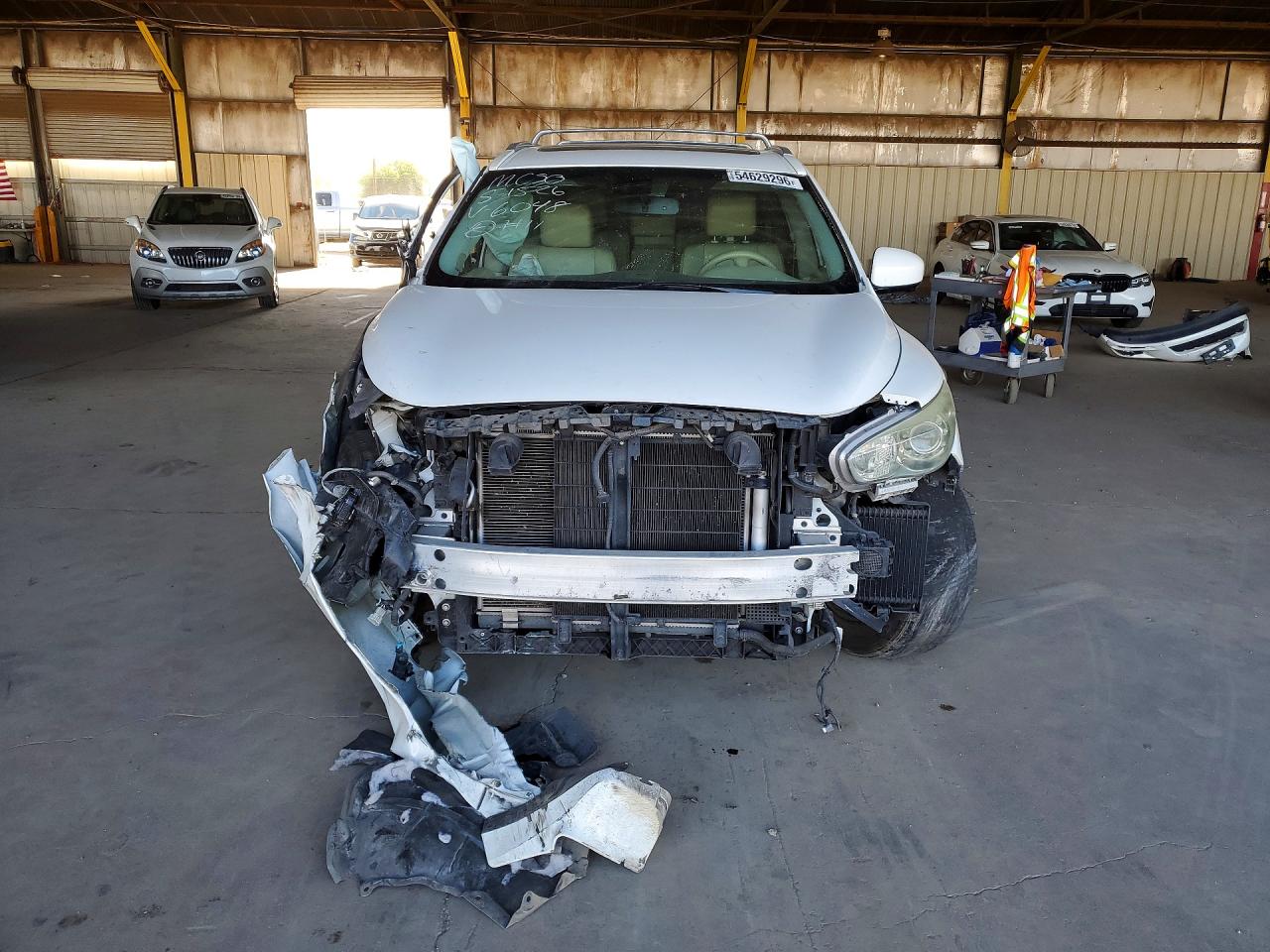 2014 Infiniti Qx60 Hybrid White vin: 5N1CL0MN4EC516048