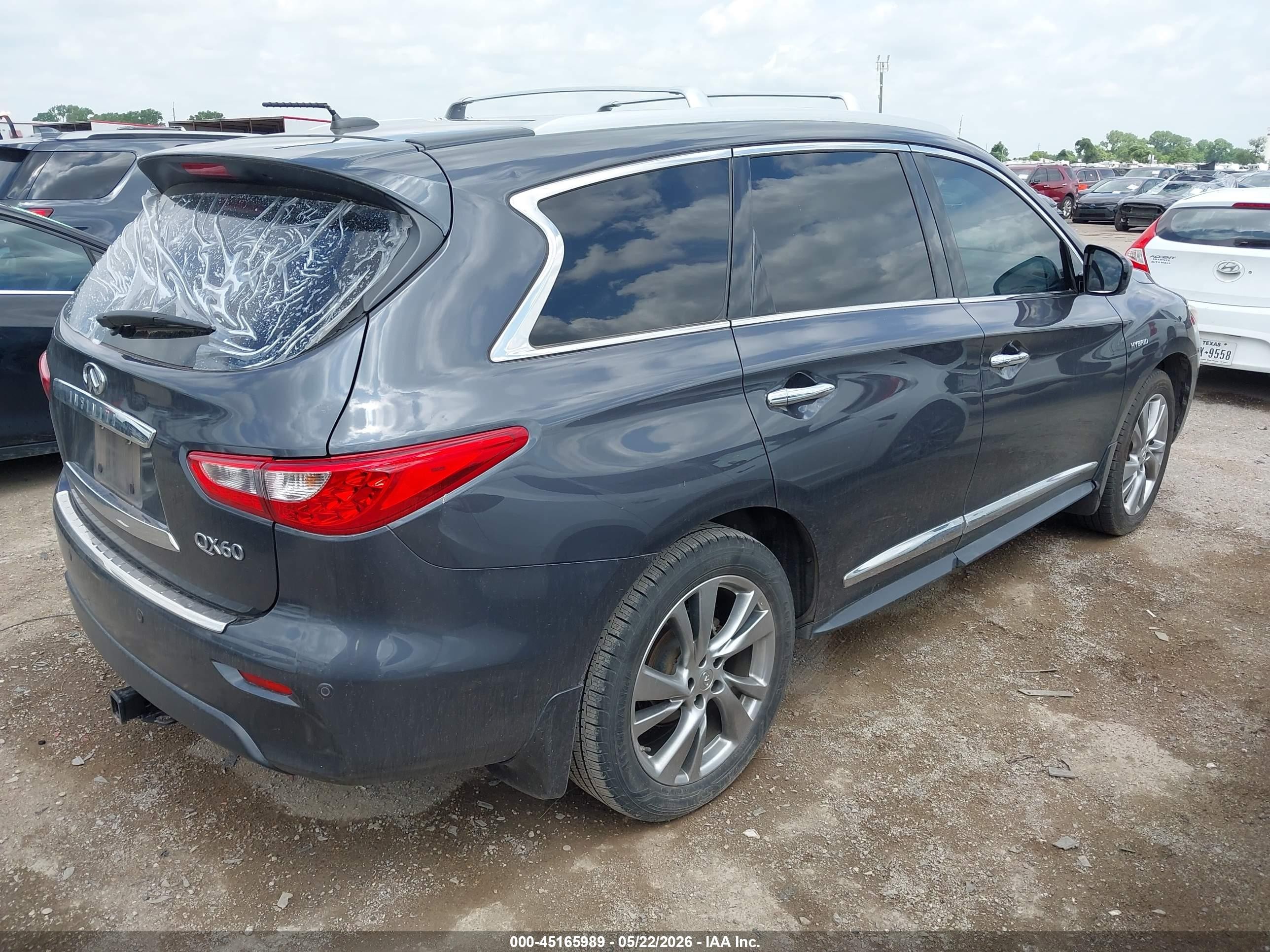 2014 Infiniti Qx60 Hybrid   Серый vin: 5N1CL0MN5EC515247