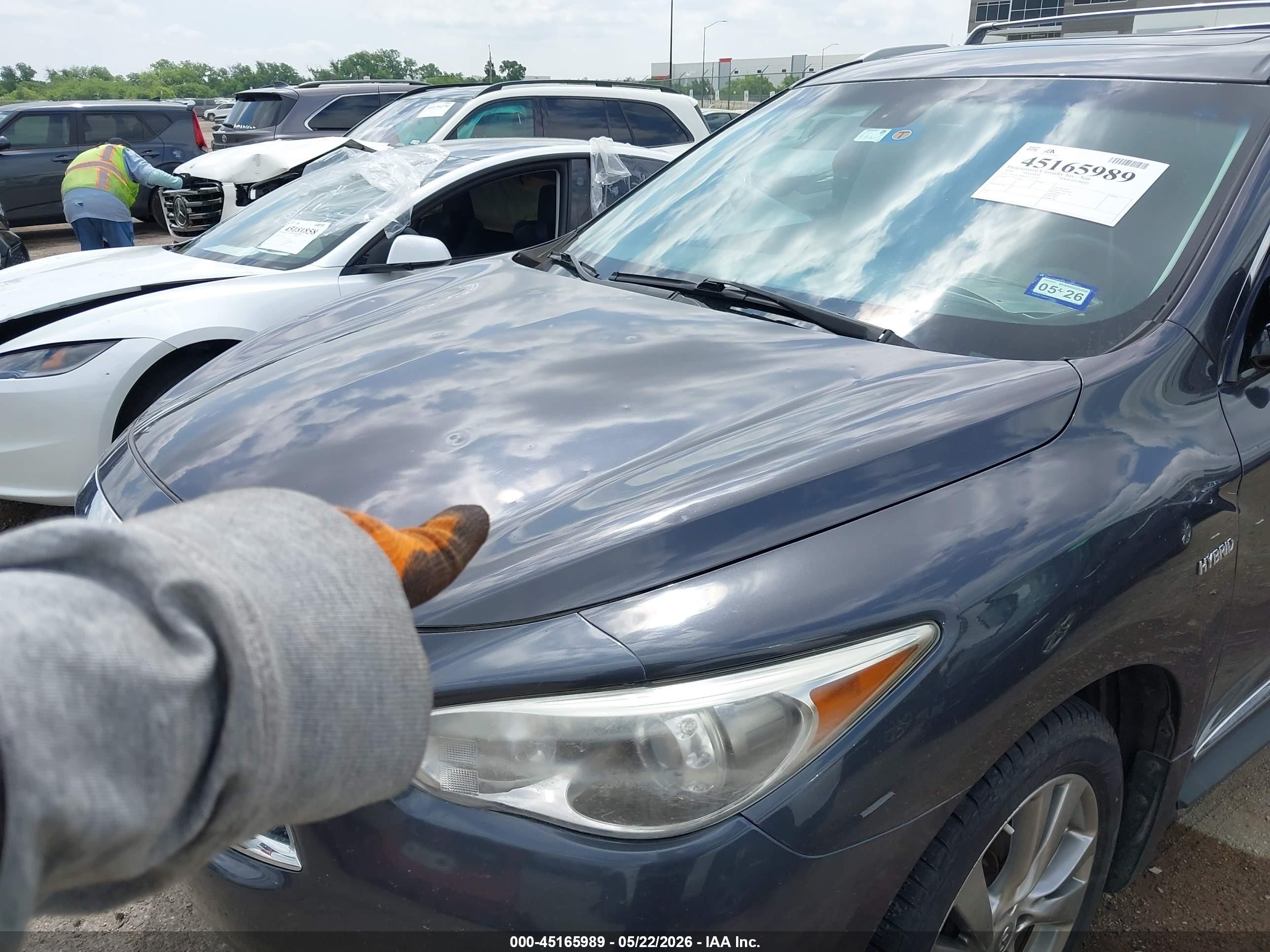 2014 Infiniti Qx60 Hybrid   Серый vin: 5N1CL0MN5EC515247