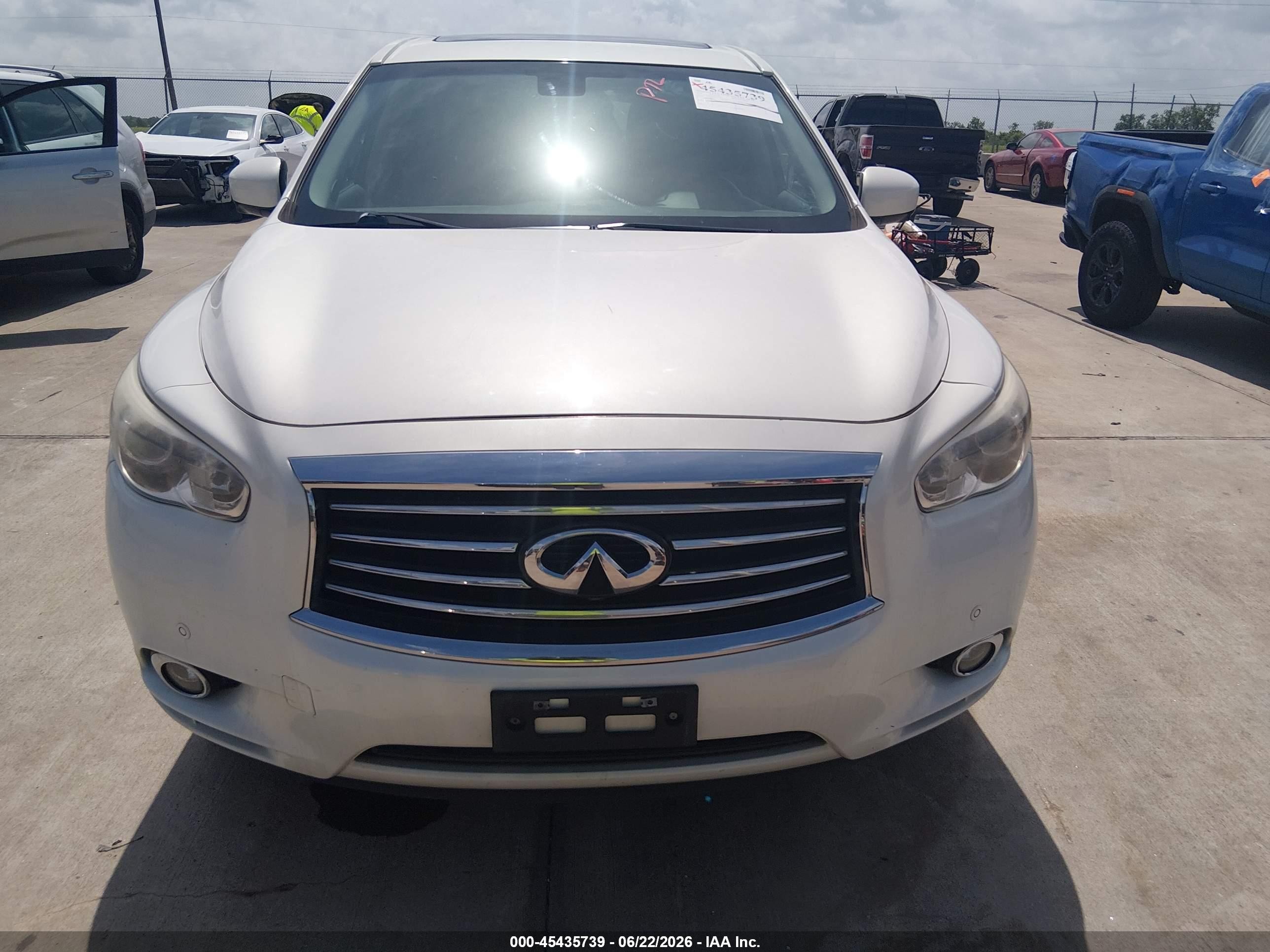 2014 Infiniti Qx60 Hybrid   White vin: 5N1CL0MN8EC514058