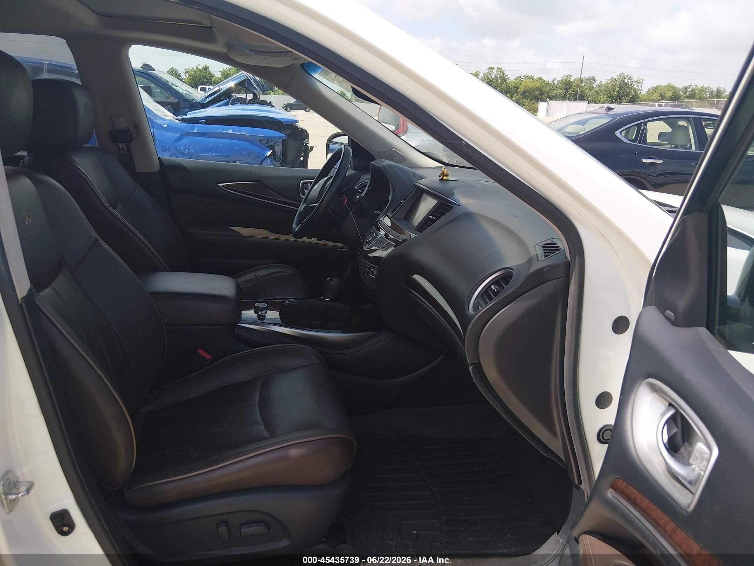 2014 Infiniti Qx60 Hybrid   White vin: 5N1CL0MN8EC514058