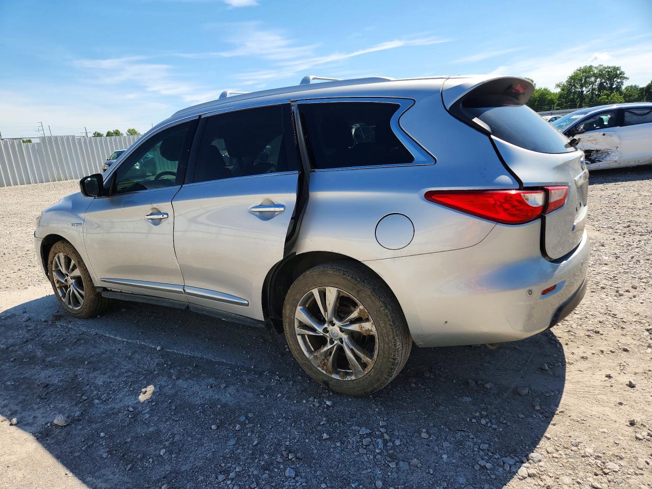 2014 Infiniti Qx60 Hybrid Silver vin: 5N1CL0MN8EC520975