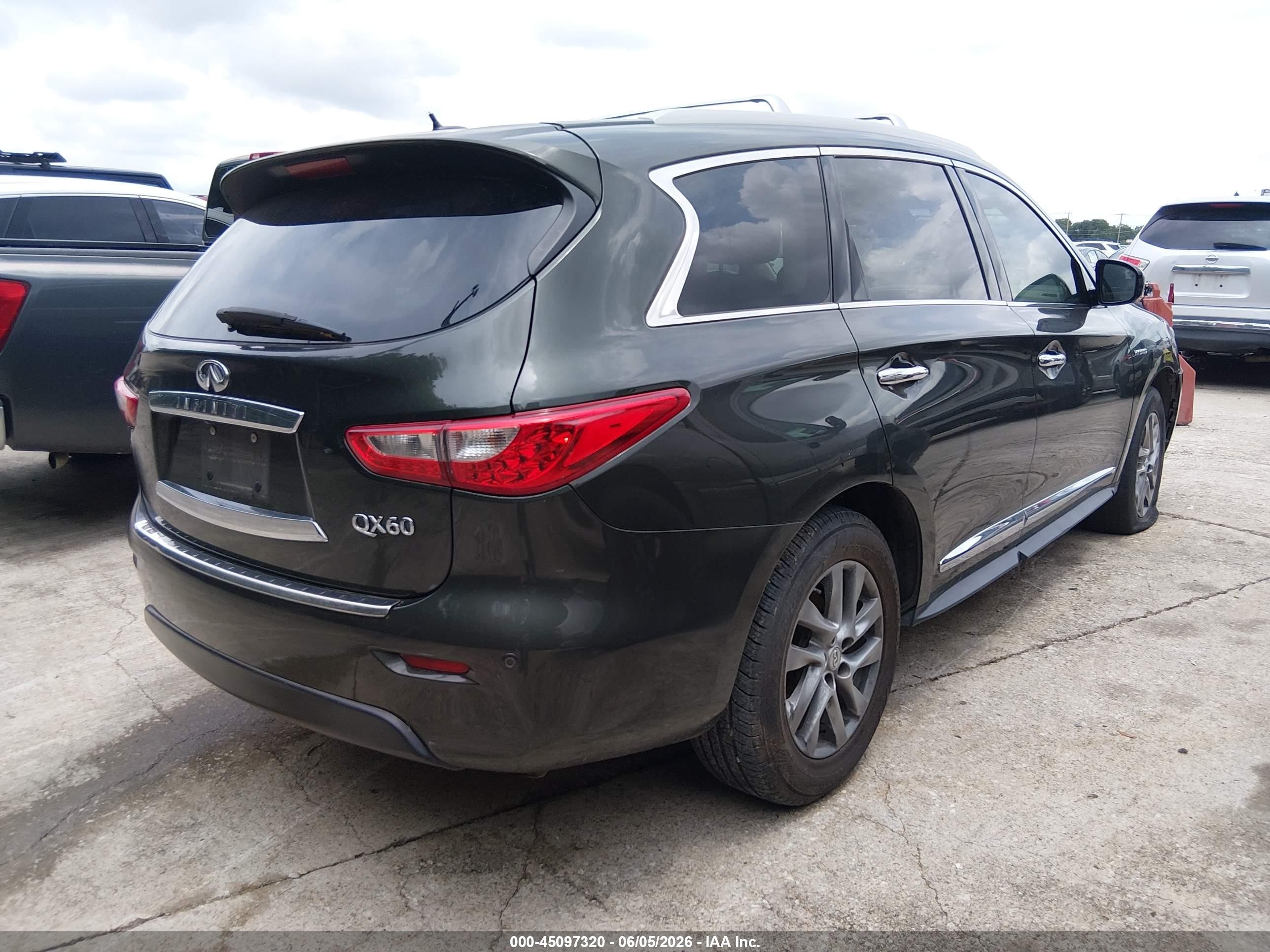 2014 Infiniti Qx60 Hybrid   Зеленый vin: 5N1CL0MNXEC535090