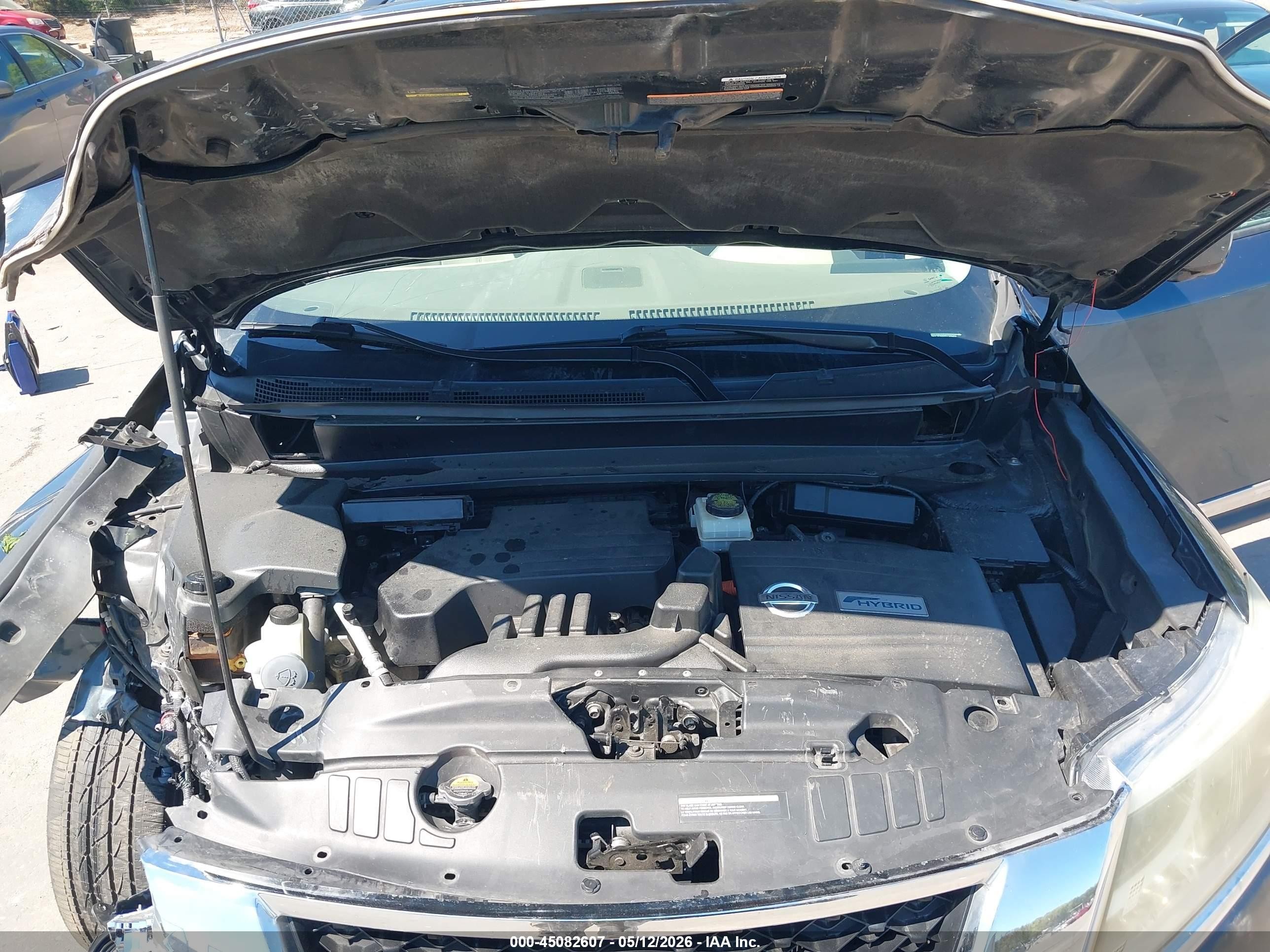 2014 Nissan Pathfinder Hybrid Platinum Dark Blue vin: 5N1CR2MM0EC660424