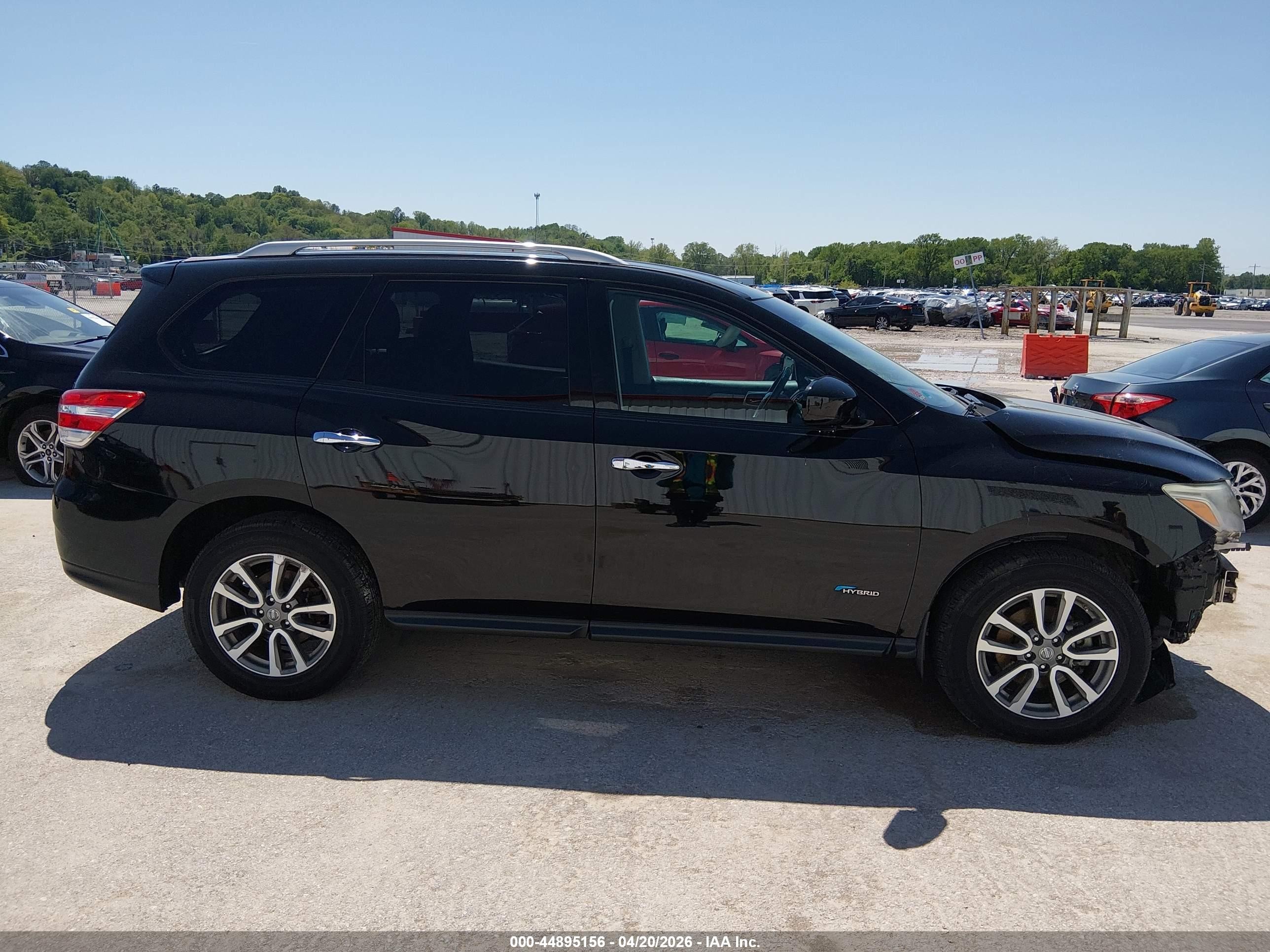 2014 Nissan Pathfinder Hybrid Sv Black vin: 5N1CR2MM5EC659950