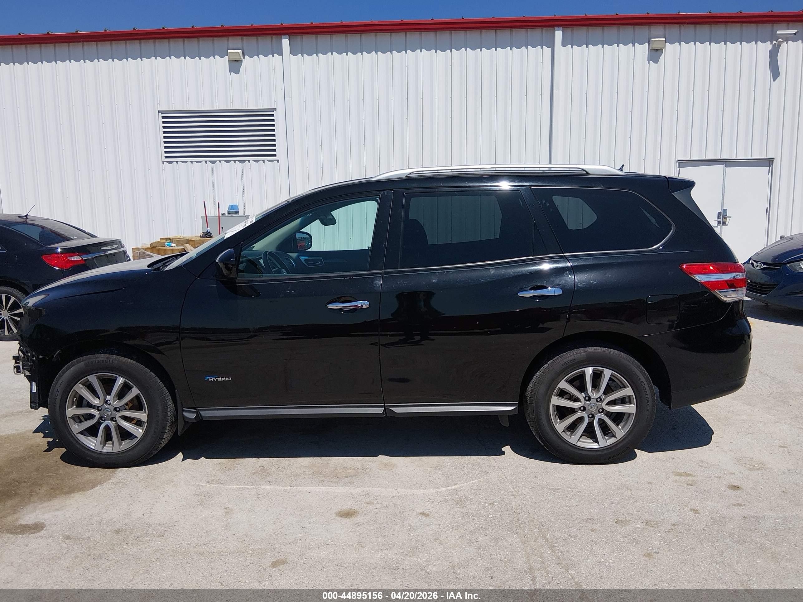 2014 Nissan Pathfinder Hybrid Sv Black vin: 5N1CR2MM5EC659950