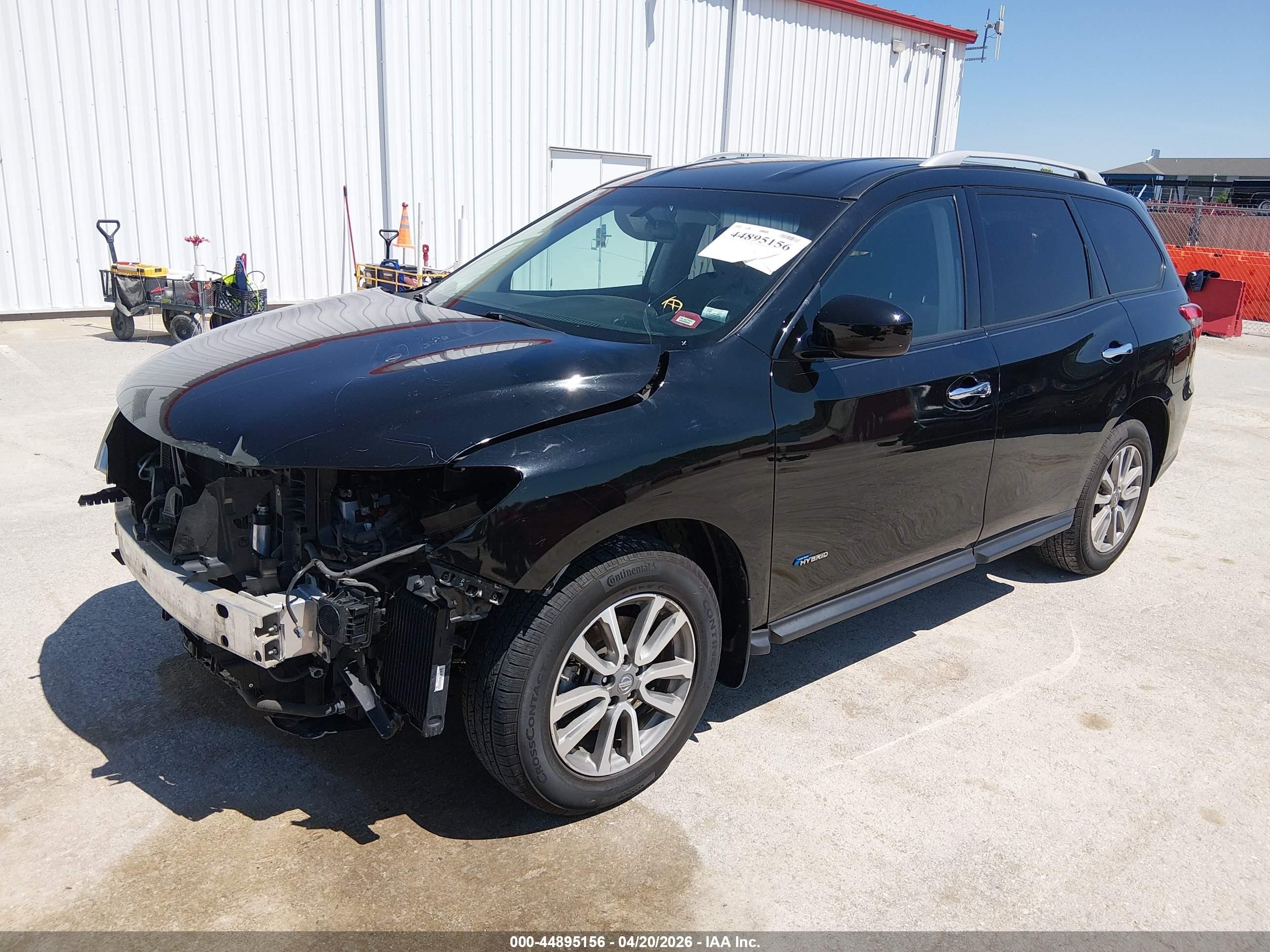 2014 Nissan Pathfinder Hybrid Sv Black vin: 5N1CR2MM5EC659950