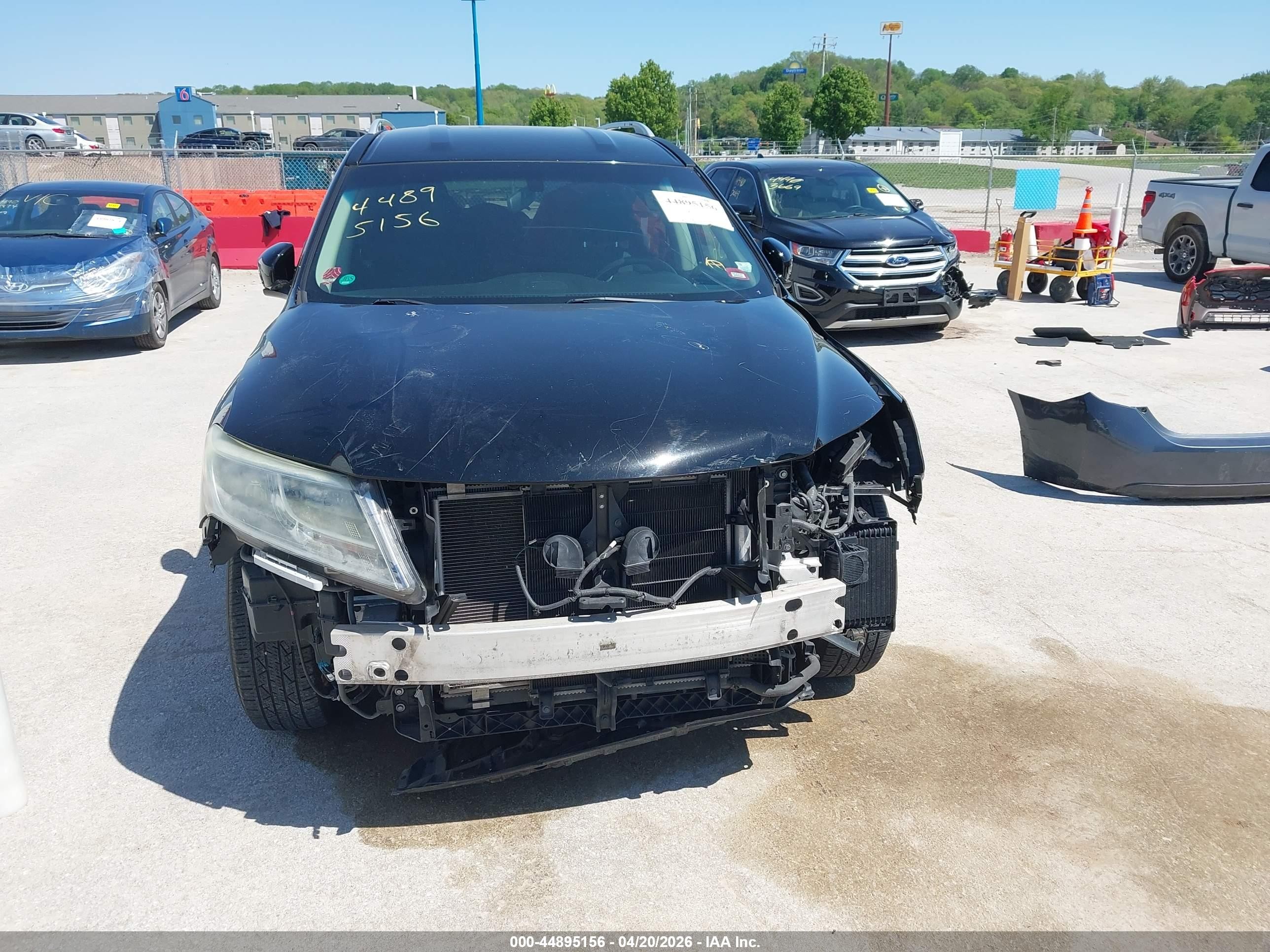 2014 Nissan Pathfinder Hybrid Sv Black vin: 5N1CR2MM5EC659950