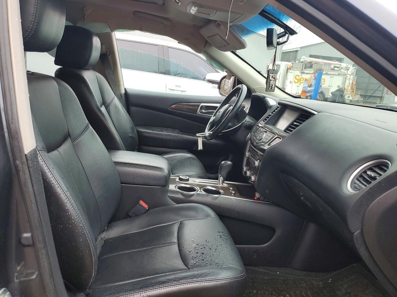 2014 Nissan Pathfinder Hybrid Sv Blue vin: 5N1CR2MMXEC632792
