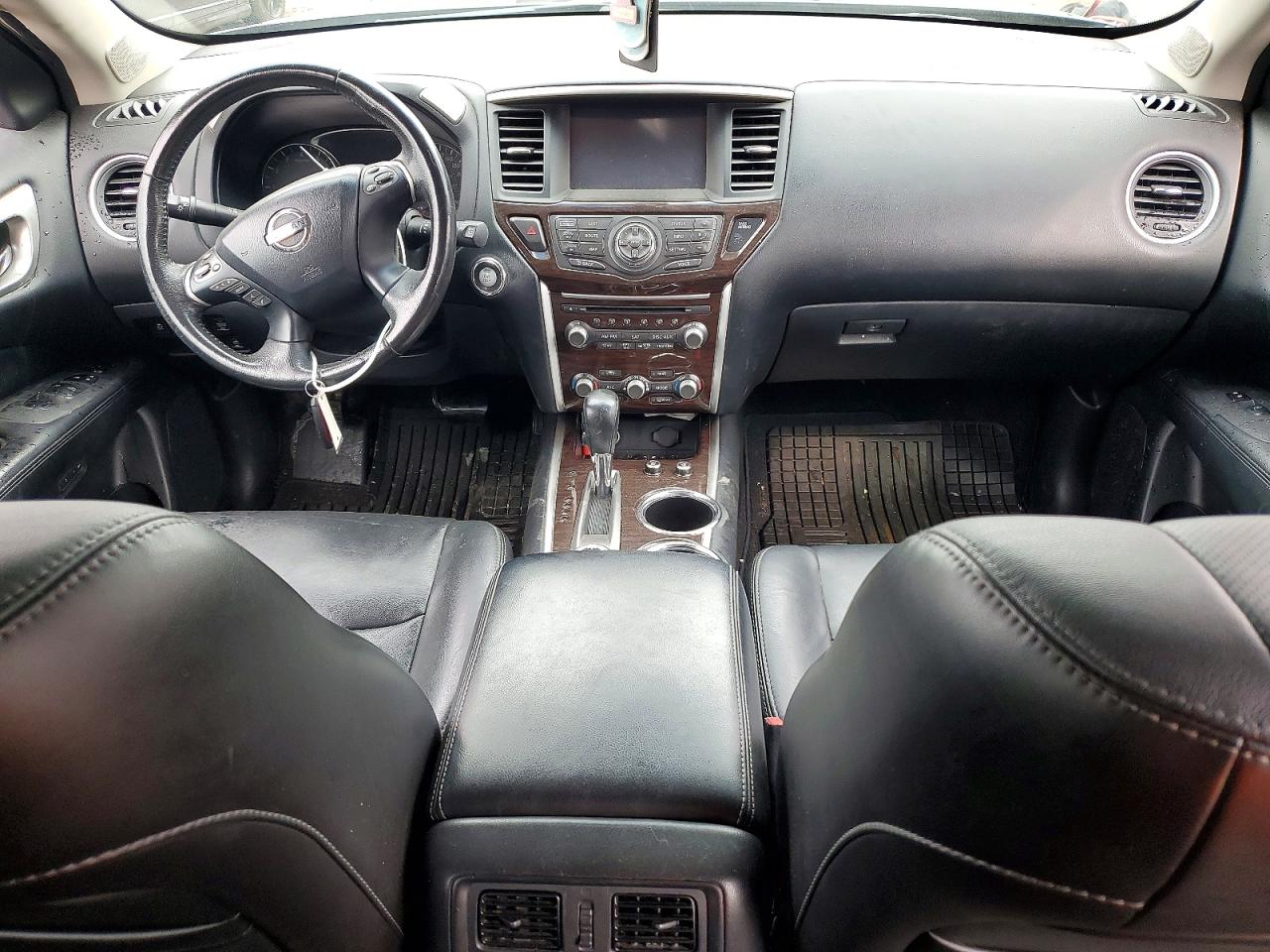 2014 Nissan Pathfinder Hybrid Sv Blue vin: 5N1CR2MMXEC632792