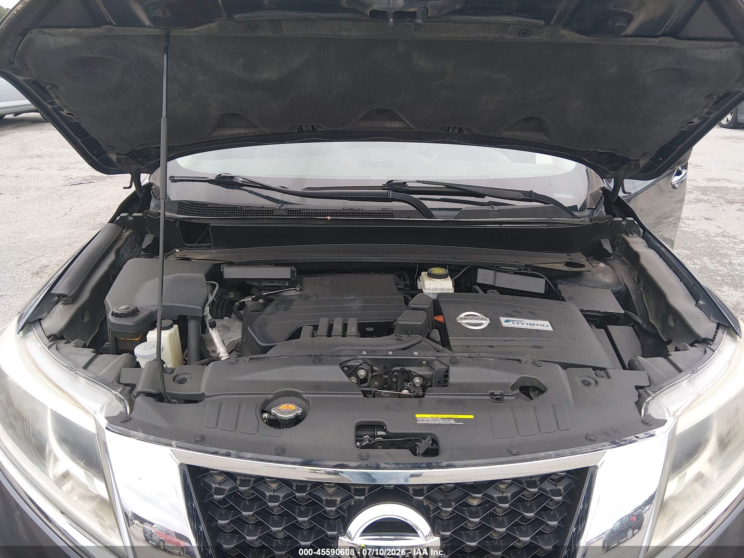 2014 Nissan Pathfinder Hybrid Platinum Серый vin: 5N1CR2MMXEC661788