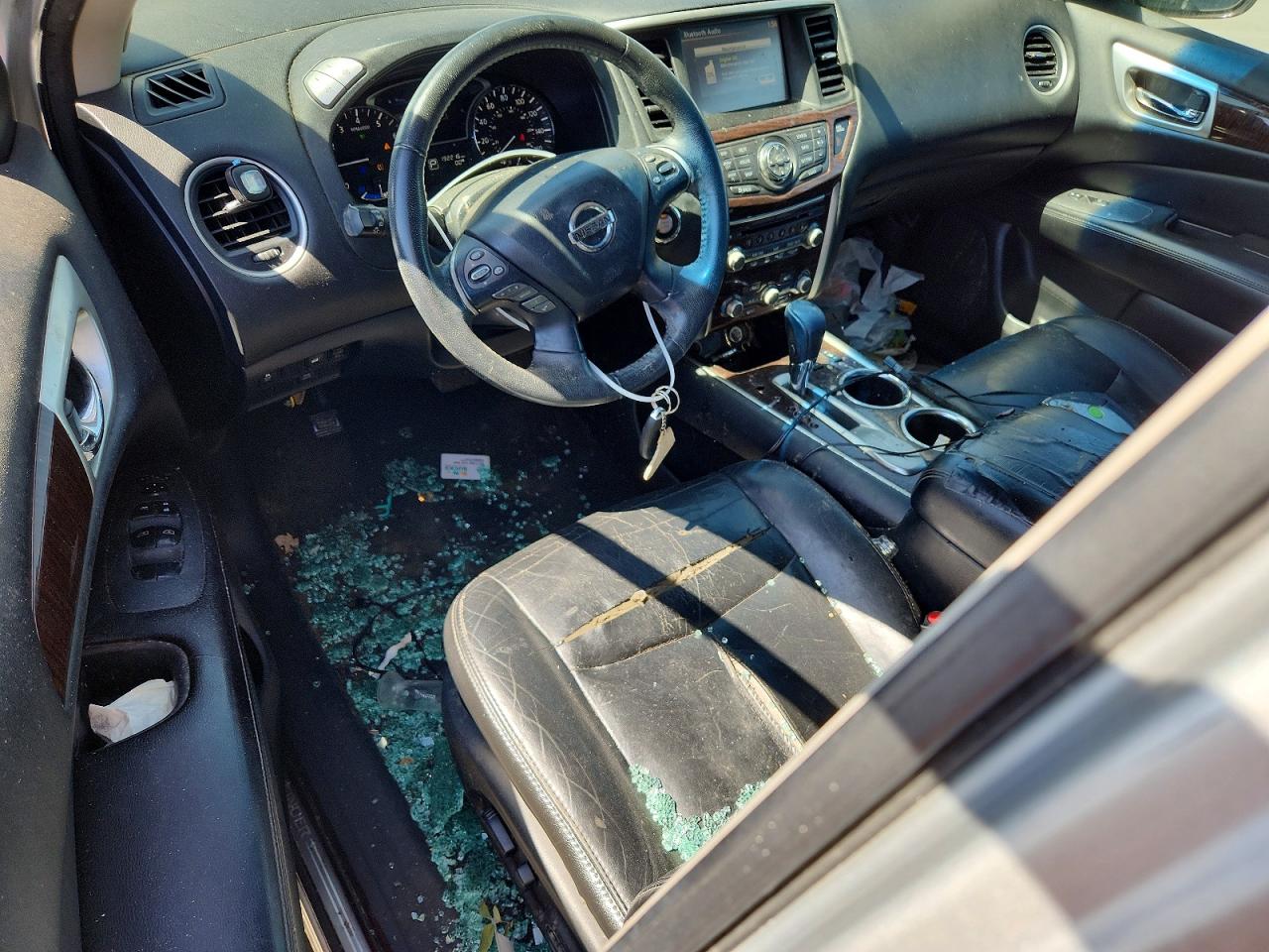 2014 Nissan Pathfinder Hybrid Sl Silver vin: 5N1CR2MN2EC659266