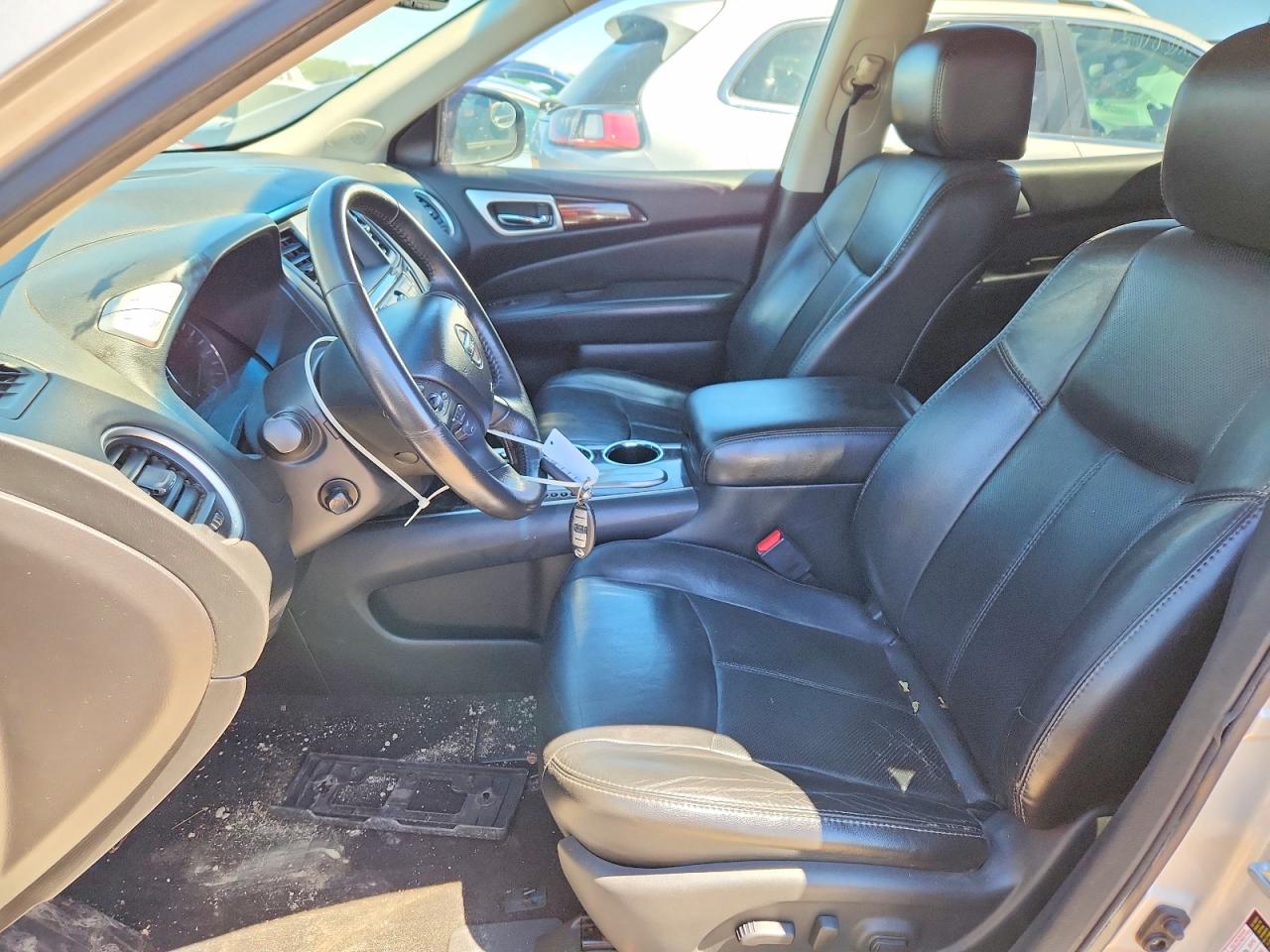 2014 Nissan Pathfinder Hybrid Sv Silver vin: 5N1CR2MN2EC661647
