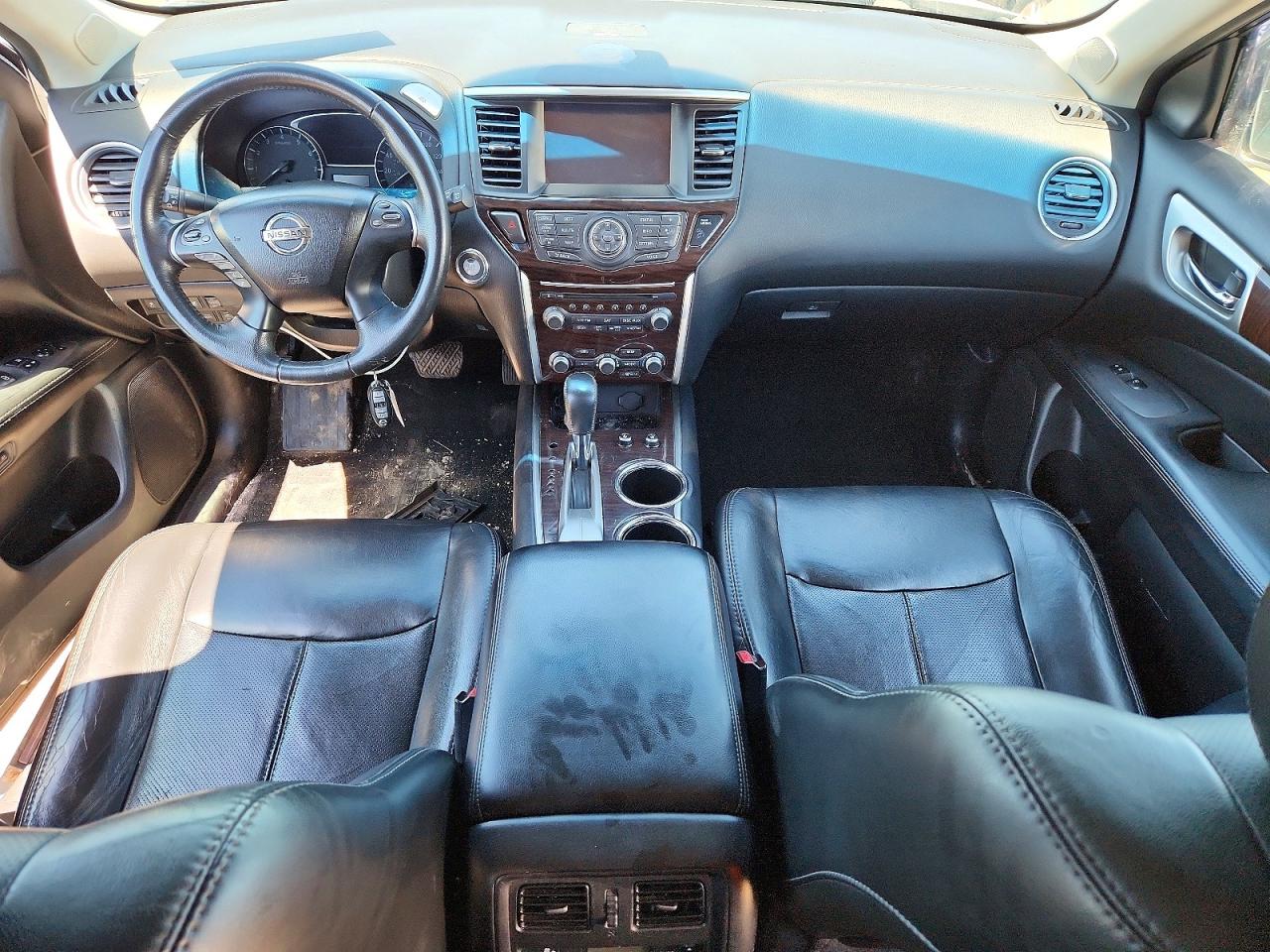 2014 Nissan Pathfinder Hybrid Sv Silver vin: 5N1CR2MN2EC661647