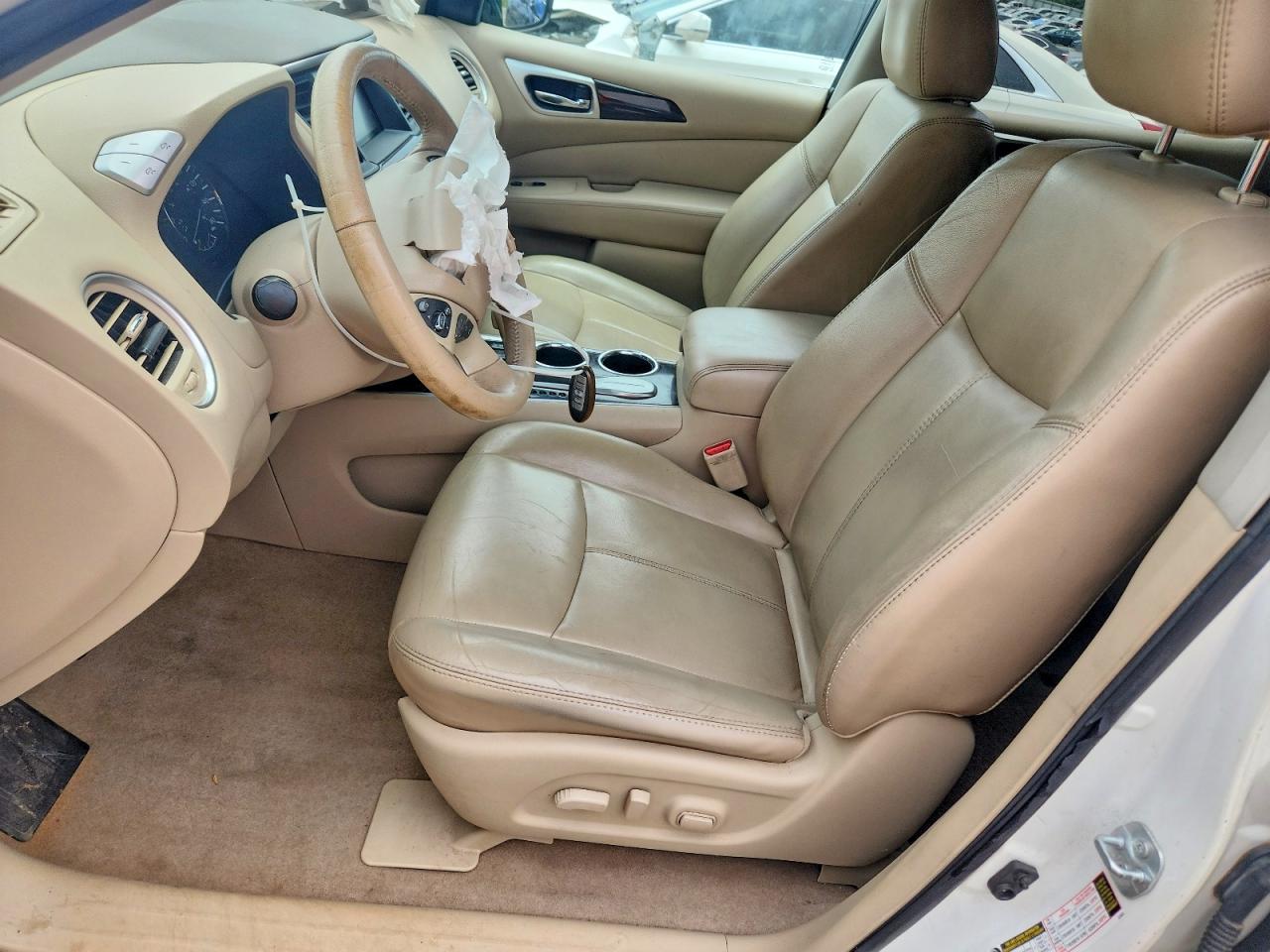 2014 Nissan Pathfinder Hybrid Sl White vin: 5N1CR2MN6EC638632