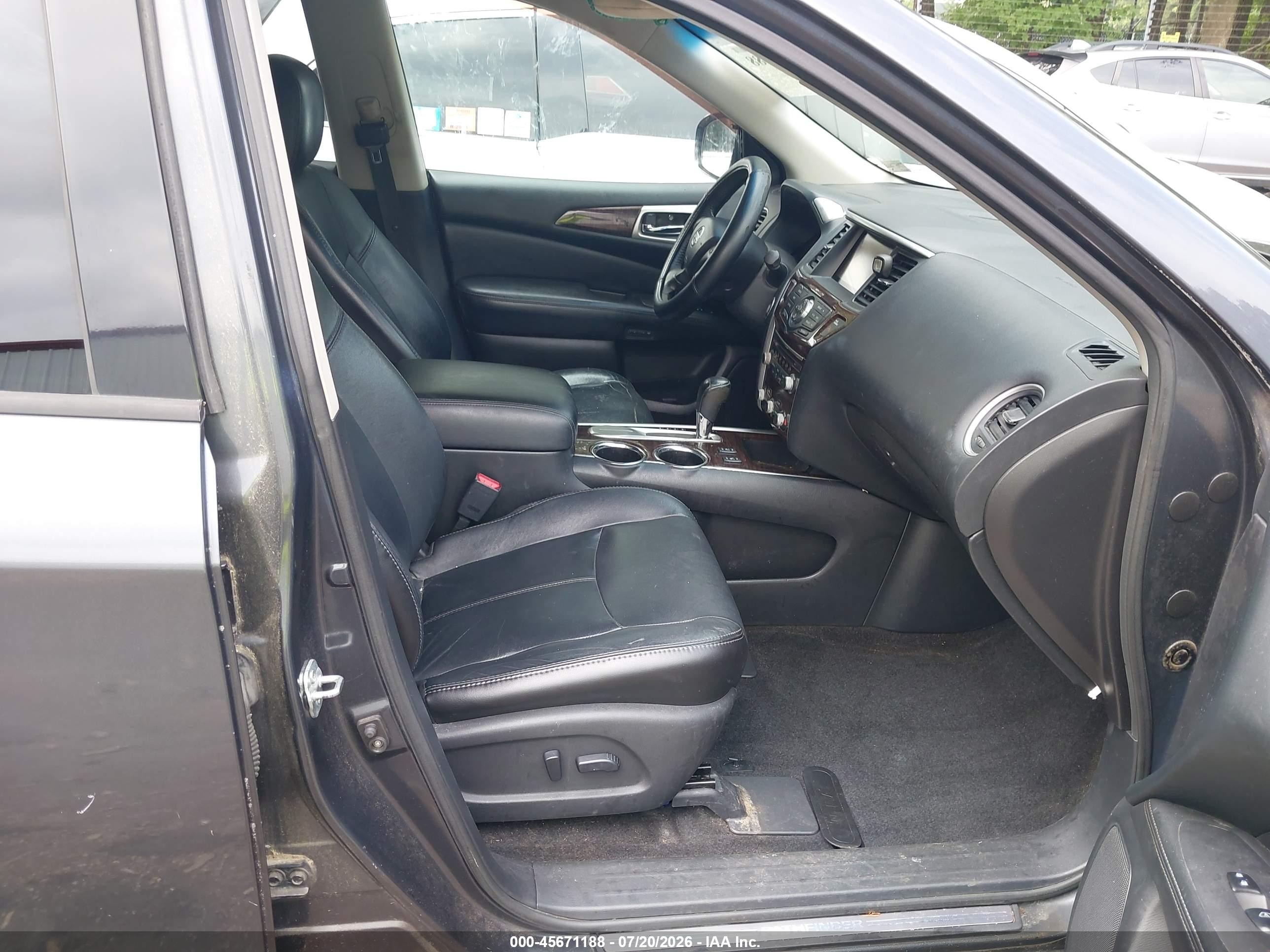 2014 Nissan Pathfinder Hybrid Sl Gray vin: 5N1CR2MN6EC650389