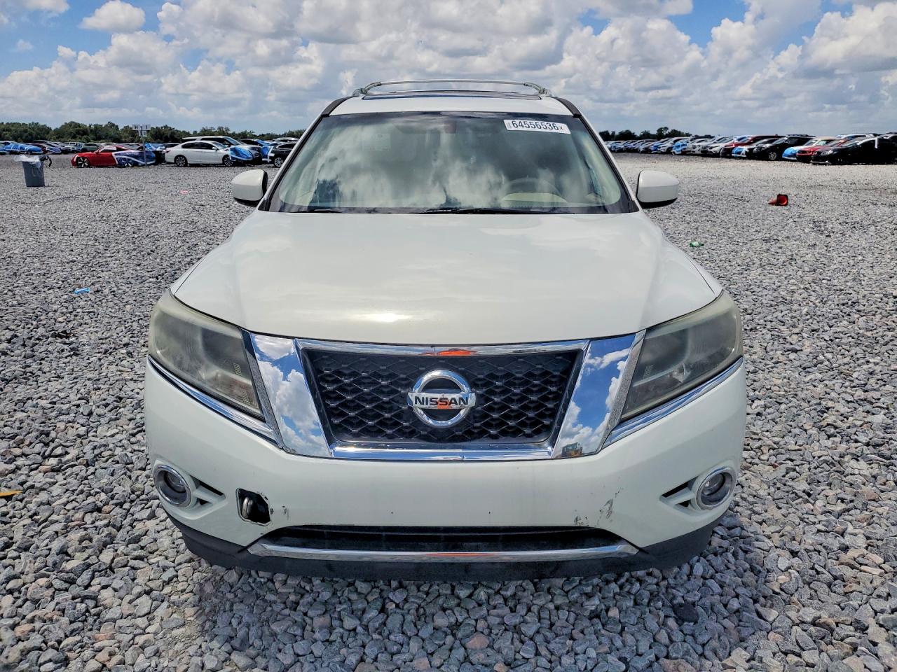 2014 Nissan Pathfinder Hybrid Sl White vin: 5N1CR2MN7EC661045