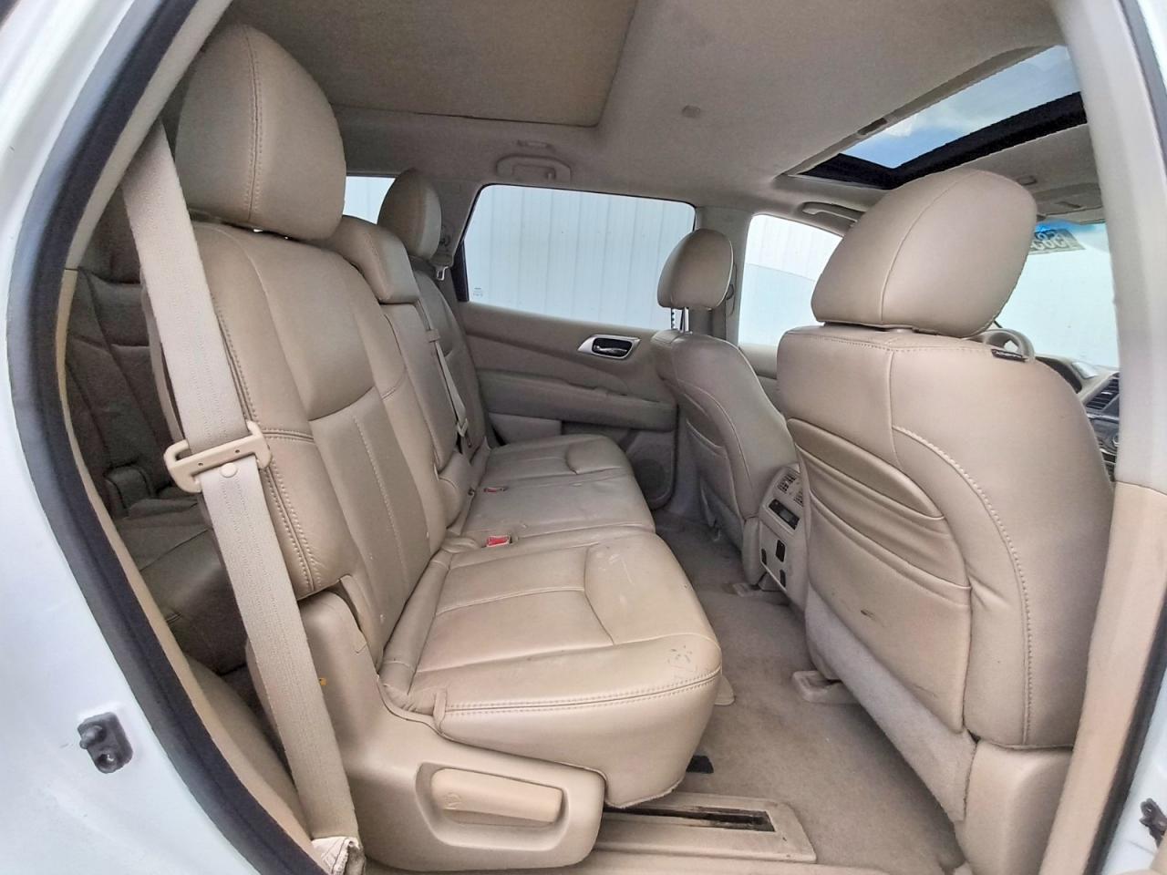 2014 Nissan Pathfinder Hybrid Sl White vin: 5N1CR2MN7EC661045