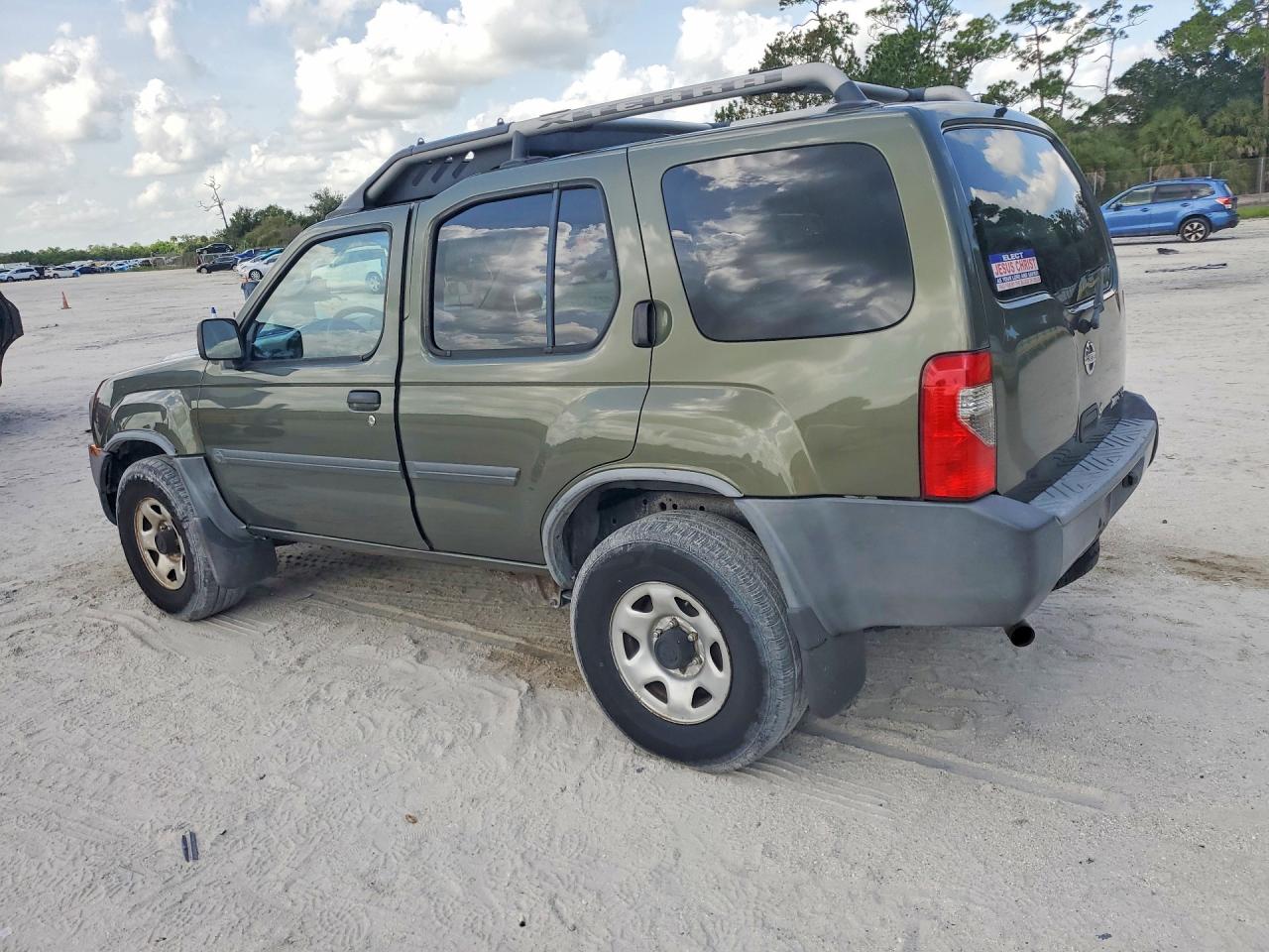 2004 Nissan Xterra Xe Green vin: 5N1DD28T34C601533