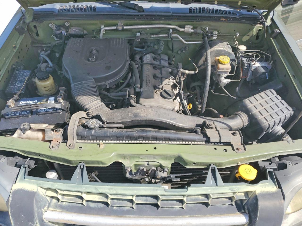2004 Nissan Xterra Xe Green vin: 5N1DD28T34C601533