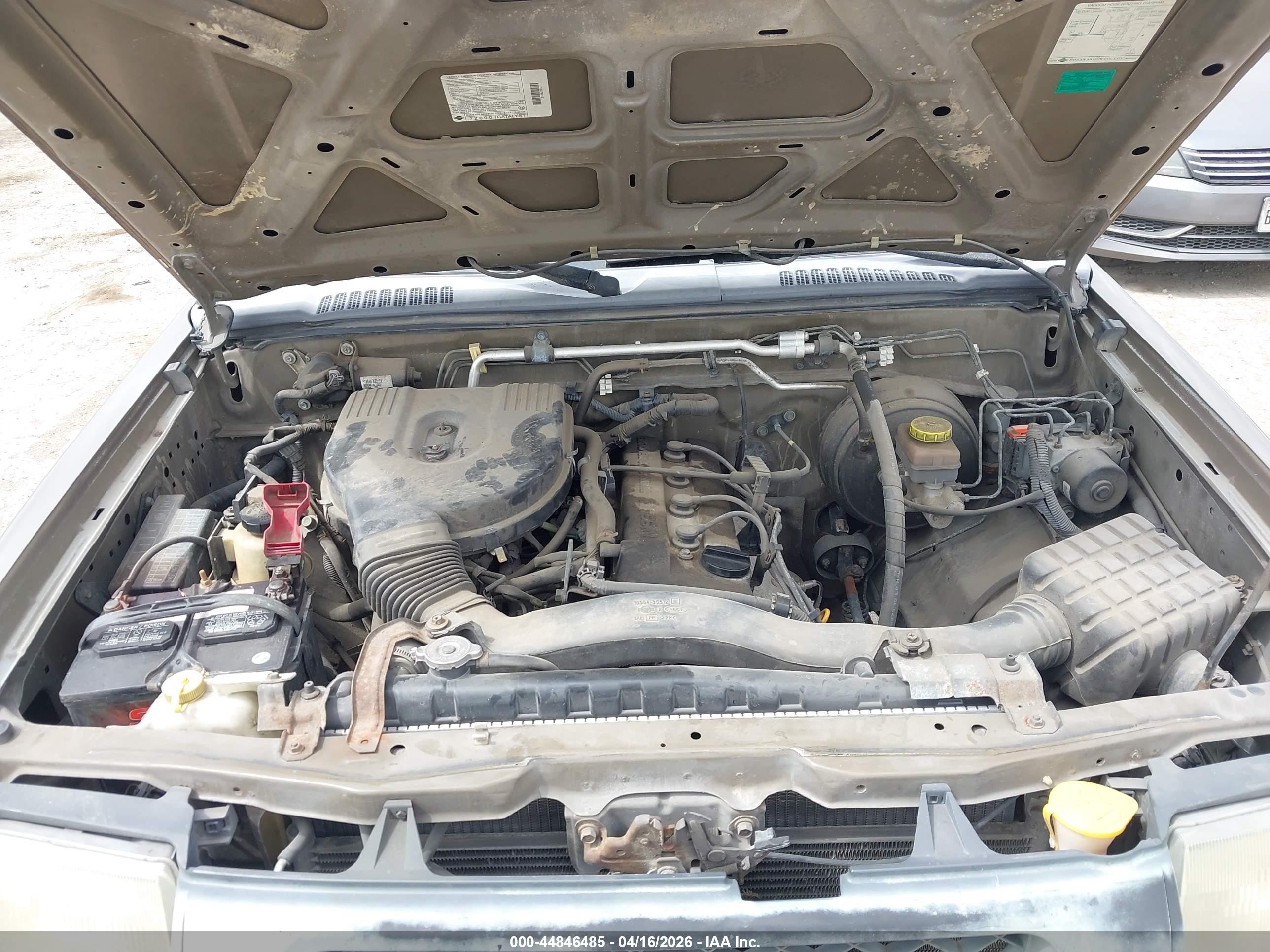 2001 Nissan Xterra Xe Бежевый vin: 5N1DD28T41C547221