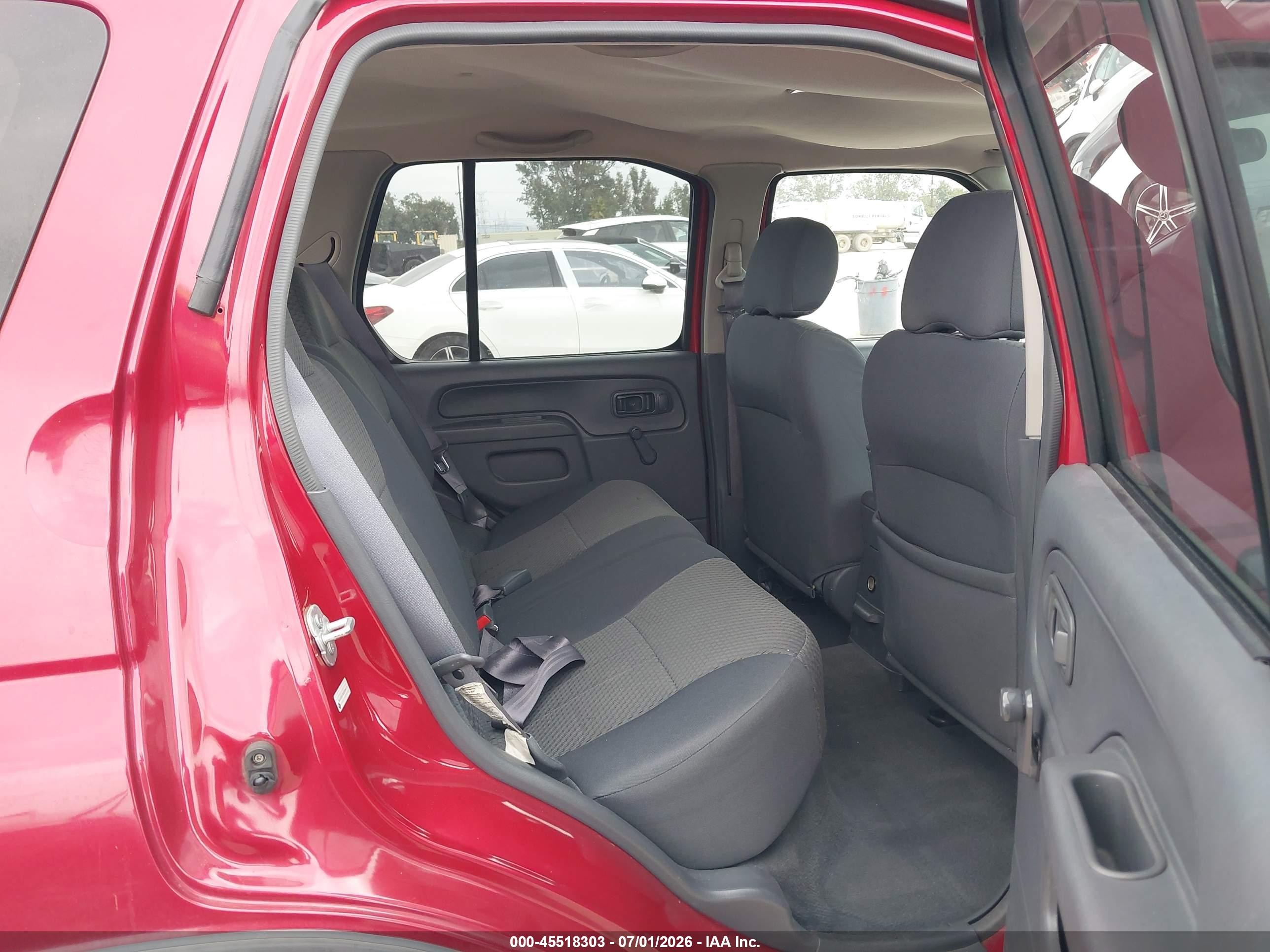 2002 Nissan Xterra Xe Red vin: 5N1DD28T82C584418