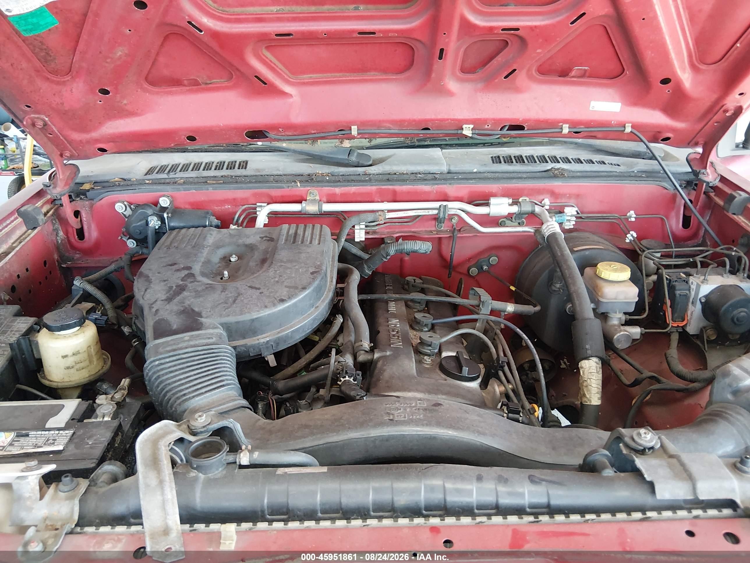 2003 Nissan Xterra Xe I4 Red vin: 5N1DD28T83C673701