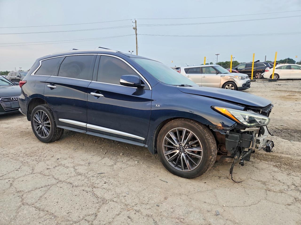 2017 Infiniti Qx60 Base Black vin: 5N1DL0MM0HC510053