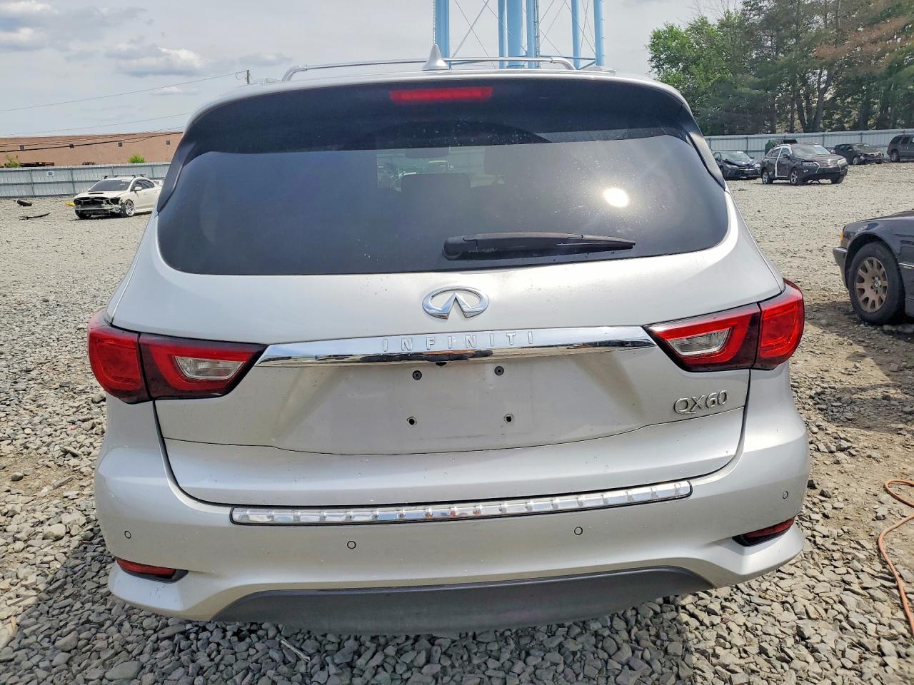 2018 Infiniti Qx60 Base Silver vin: 5N1DL0MM0JC512505