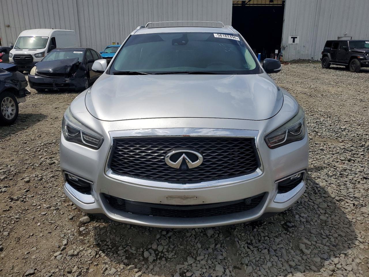 2018 Infiniti Qx60 Base Silver vin: 5N1DL0MM0JC512505