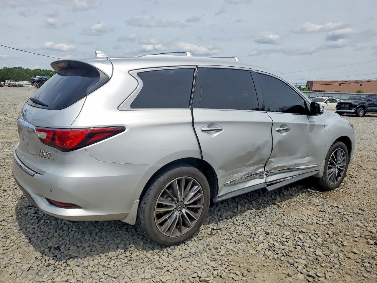 2018 Infiniti Qx60 Base Silver vin: 5N1DL0MM0JC512505