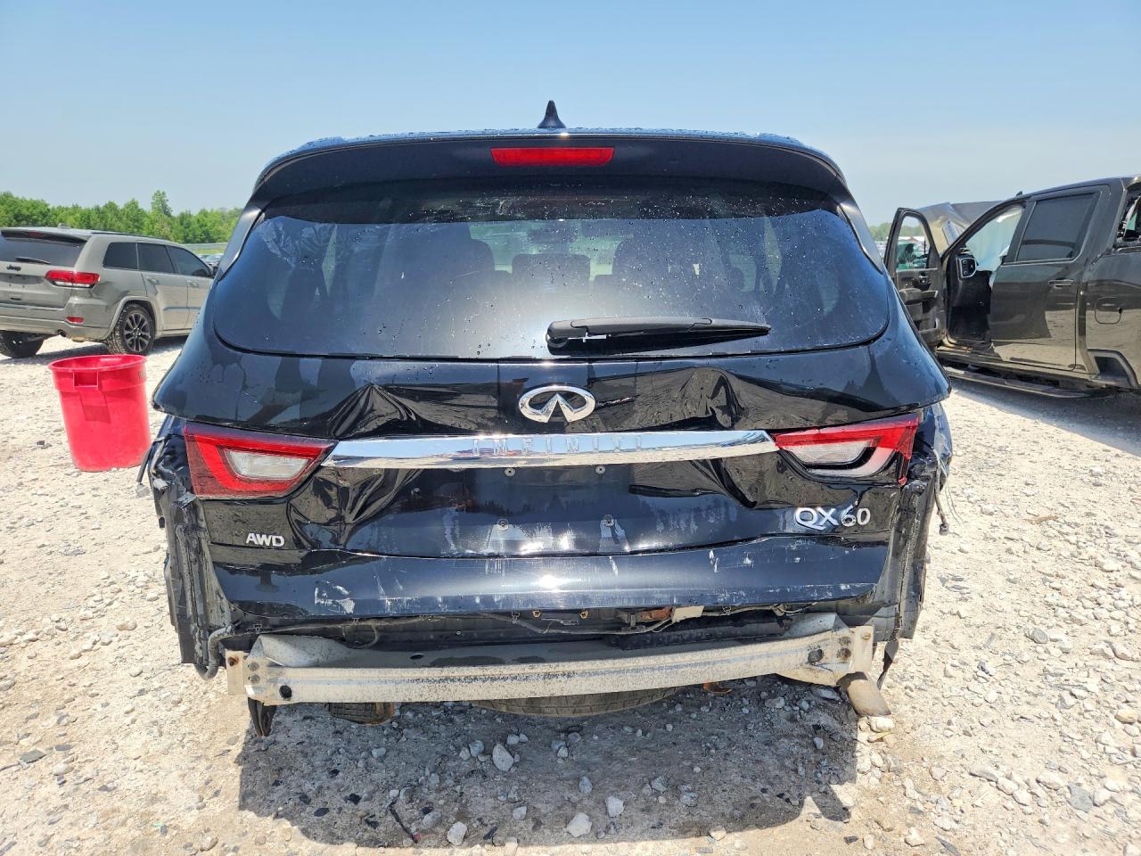 2019 Infiniti Qx60 Luxe Black vin: 5N1DL0MM0KC548700