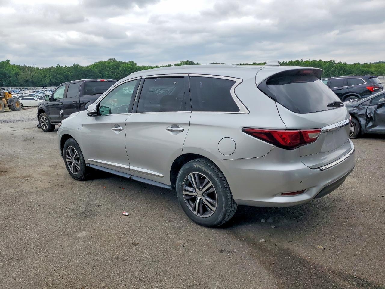 2017 Infiniti Qx60 Base Silver vin: 5N1DL0MM1HC505346