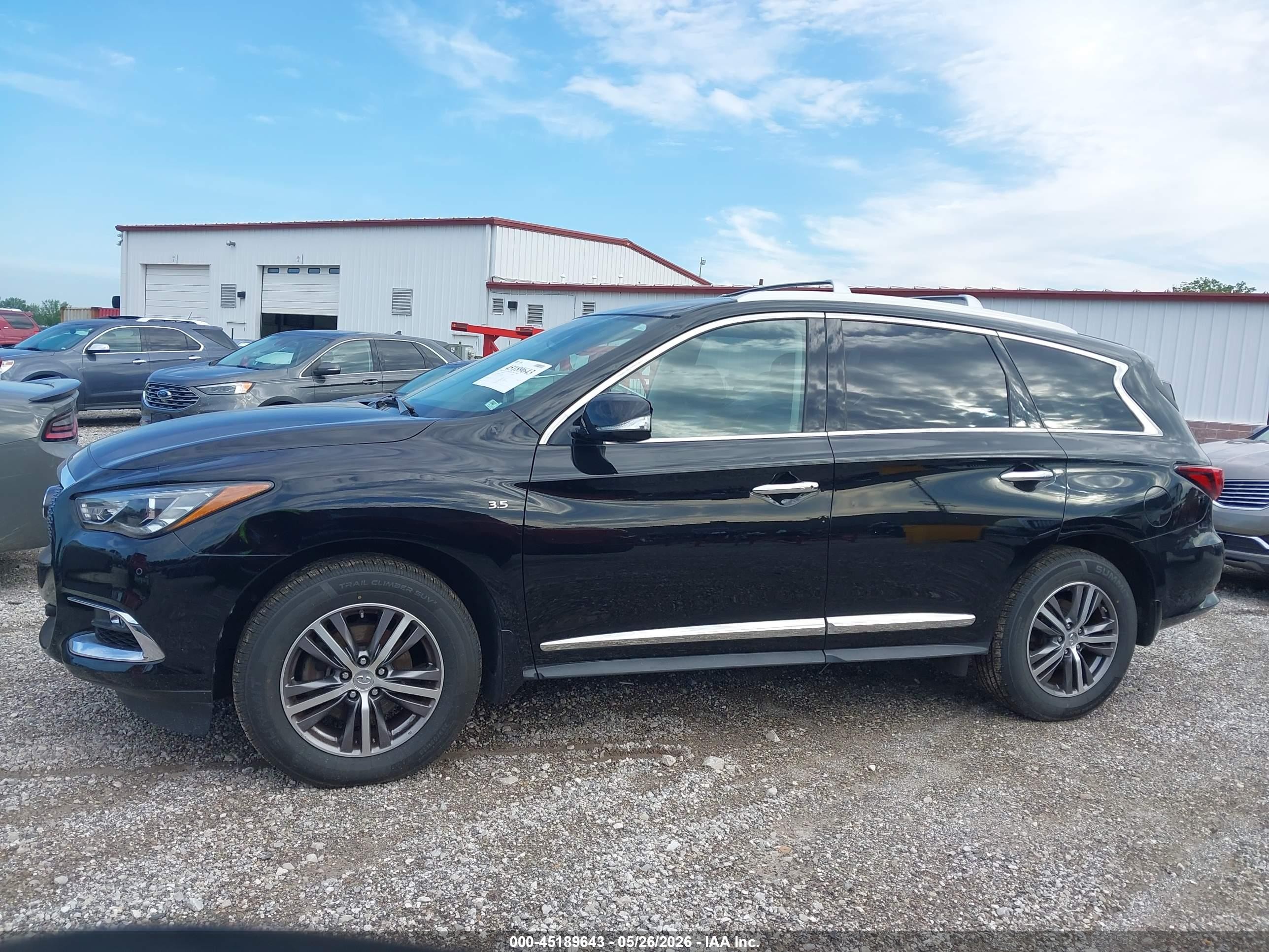 2017 Infiniti Qx60 Black vin: 5N1DL0MM1HC511986
