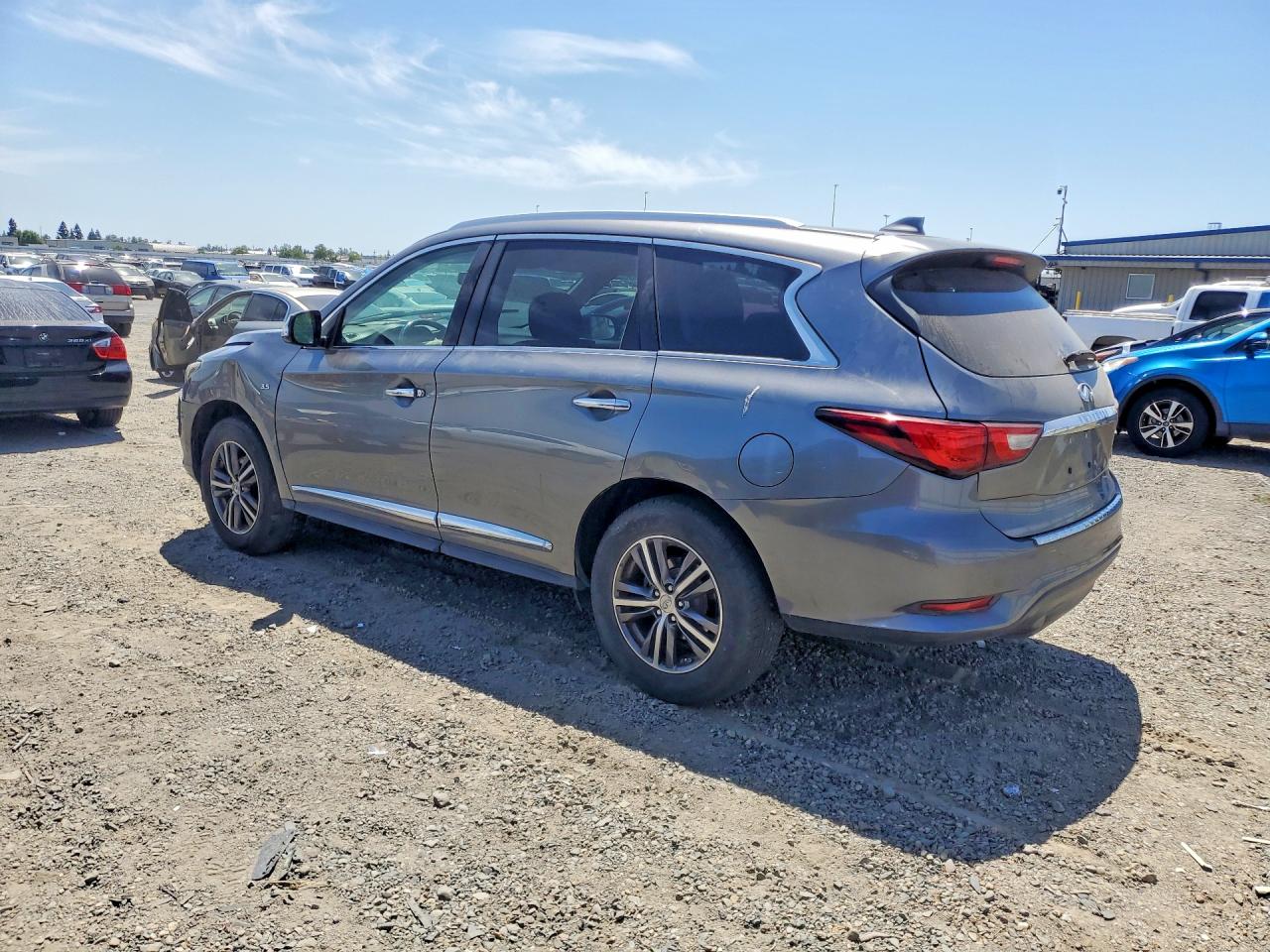 2018 Infiniti Qx60 Base Gray vin: 5N1DL0MM1JC514487