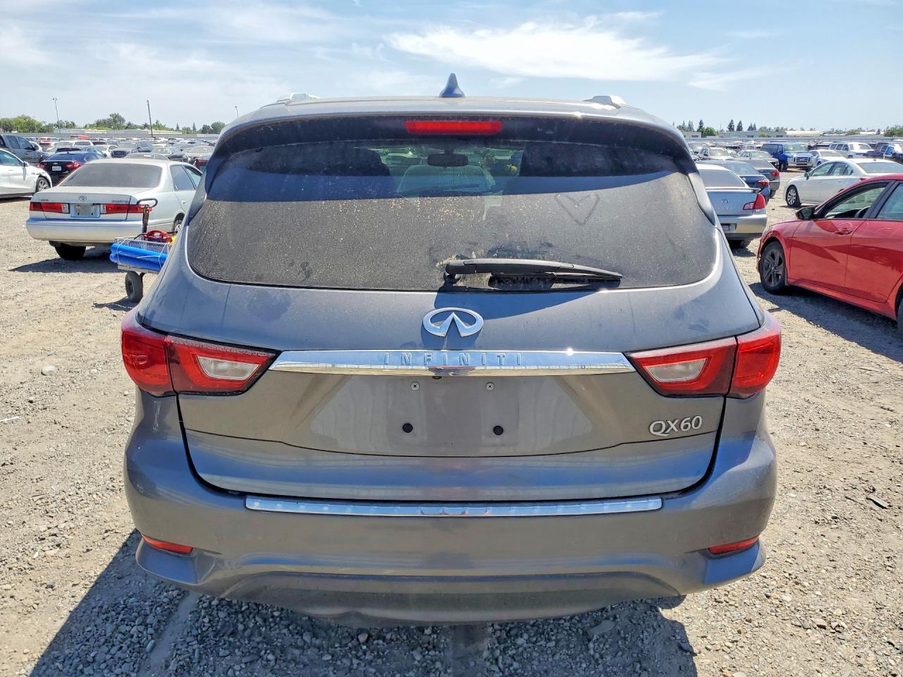 2018 Infiniti Qx60 Base Gray vin: 5N1DL0MM1JC514487