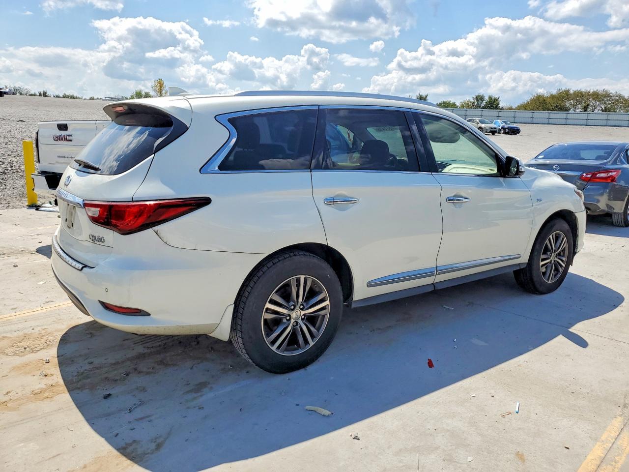2017 Infiniti Qx60 Base Белый vin: 5N1DL0MM2HC510829