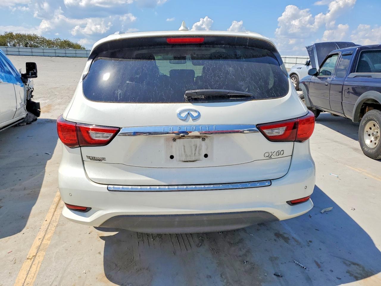2017 Infiniti Qx60 Base Белый vin: 5N1DL0MM2HC510829