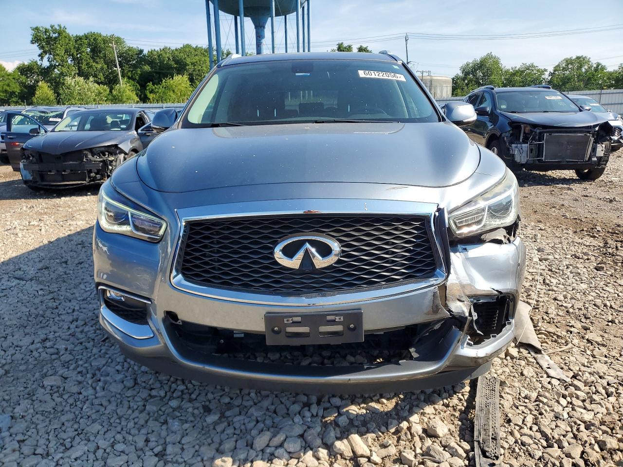2017 Infiniti Qx60 Base Silver vin: 5N1DL0MM2HC514959