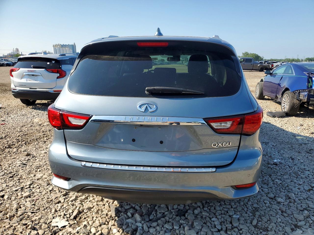 2017 Infiniti Qx60 Base Silver vin: 5N1DL0MM2HC514959