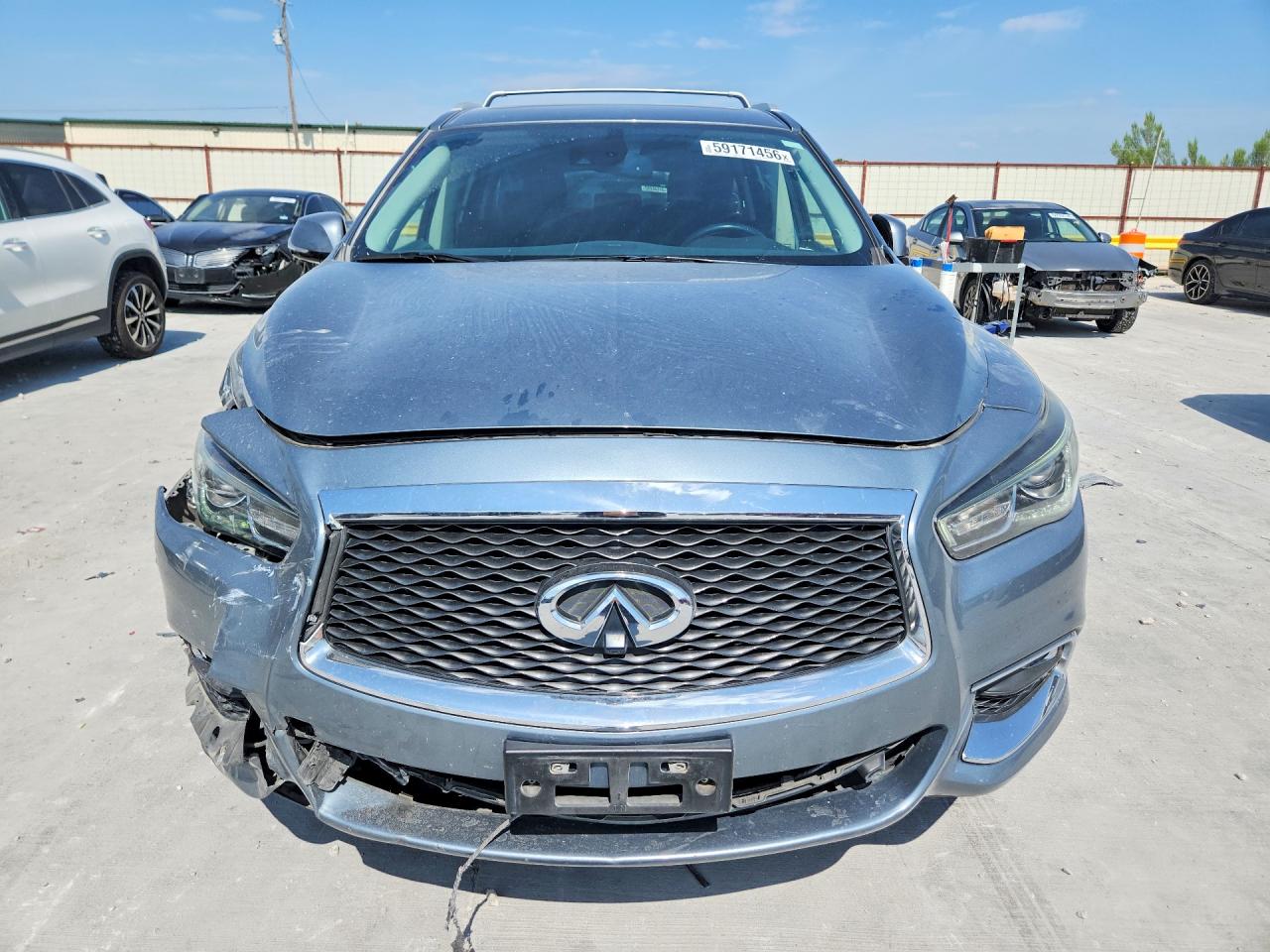 2017 Infiniti Qx60 Base Серый vin: 5N1DL0MM2HC524018