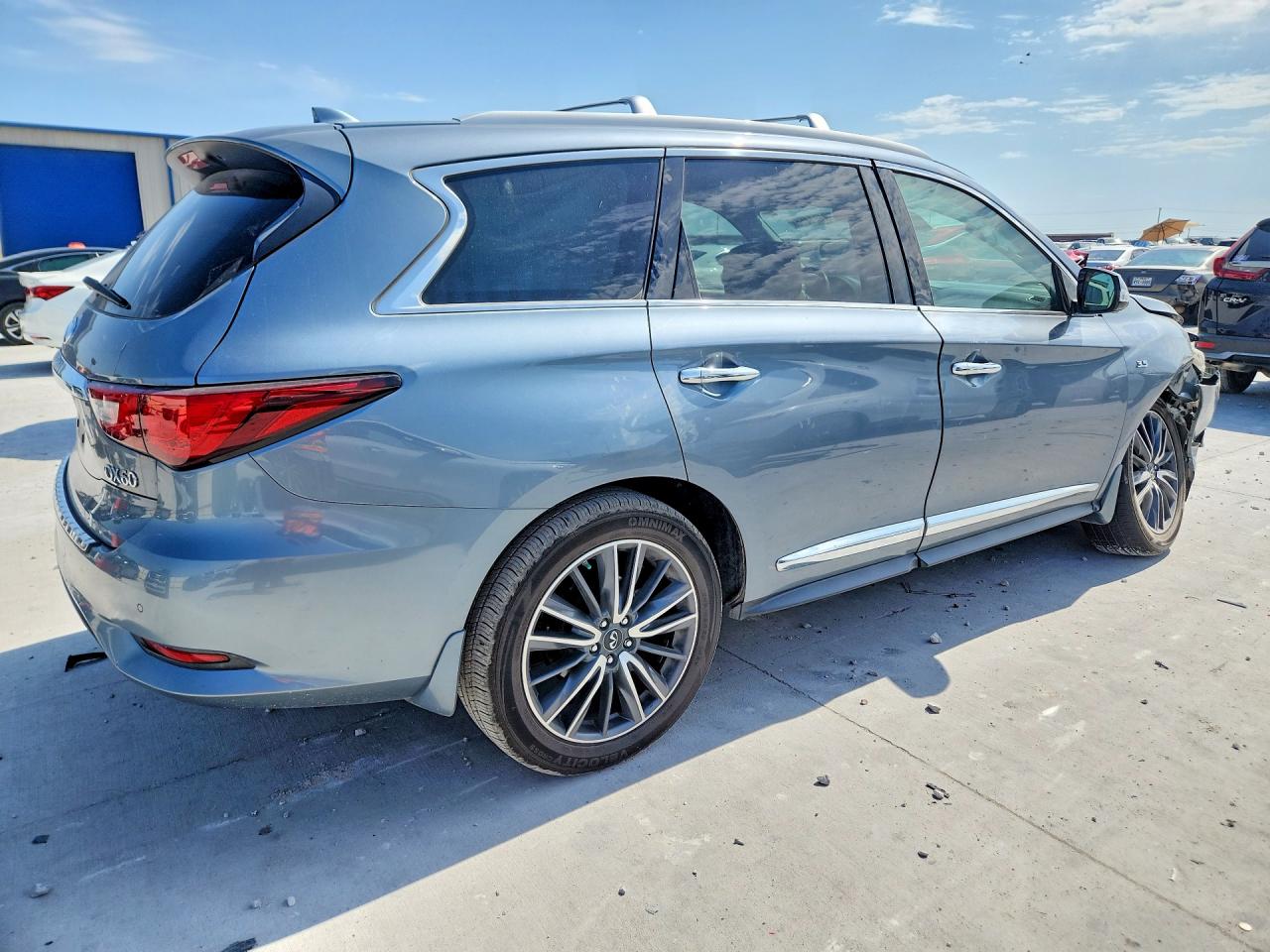 2017 Infiniti Qx60 Base Серый vin: 5N1DL0MM2HC524018